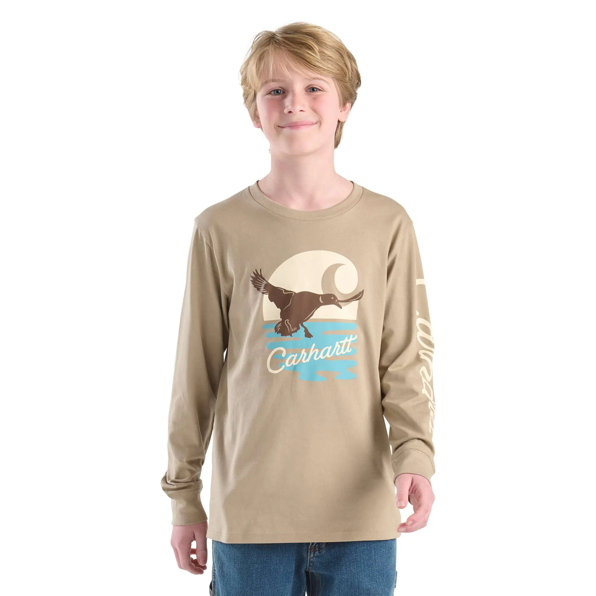 Boys' Long Sleeve Duck "C" T-Shirt (Child/Youth)