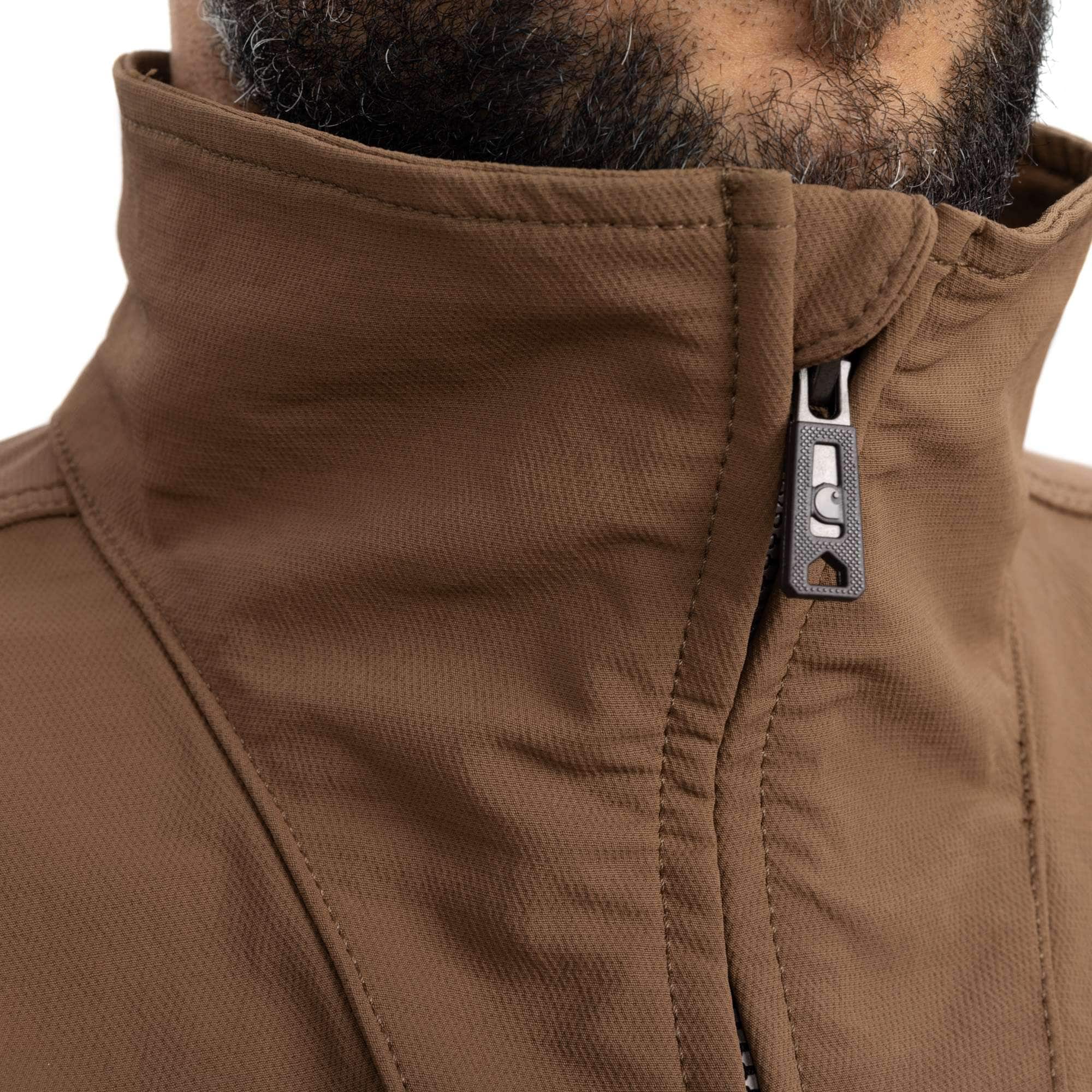 Super Dux™ Relaxed Fit Lightweight Mock-Neck Jacket - 1 Warm Rating