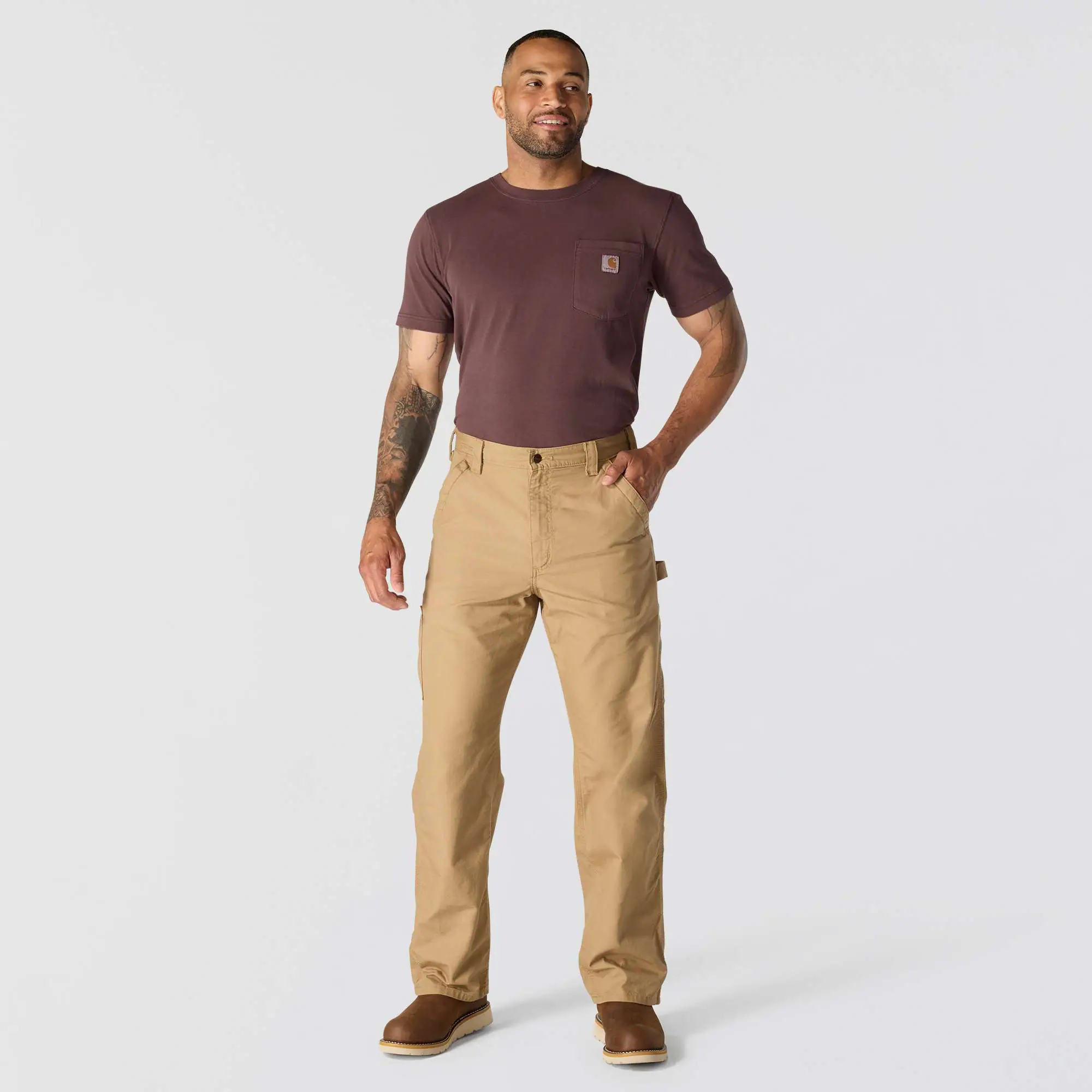 Men's Utility Work Pant - Loose Fit - Canvas
