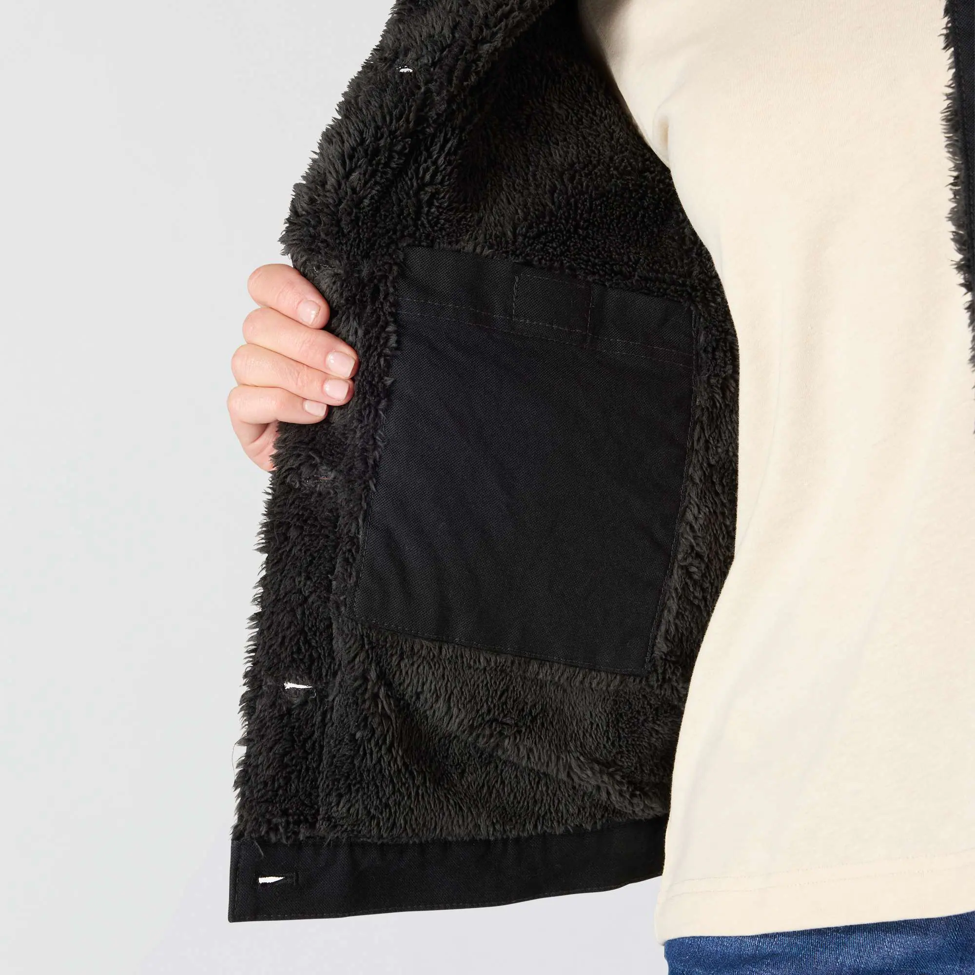 Women's Rugged Flex® Loose Fit Canvas Sherpa-Lined Jacket - 2 Warmer Rating