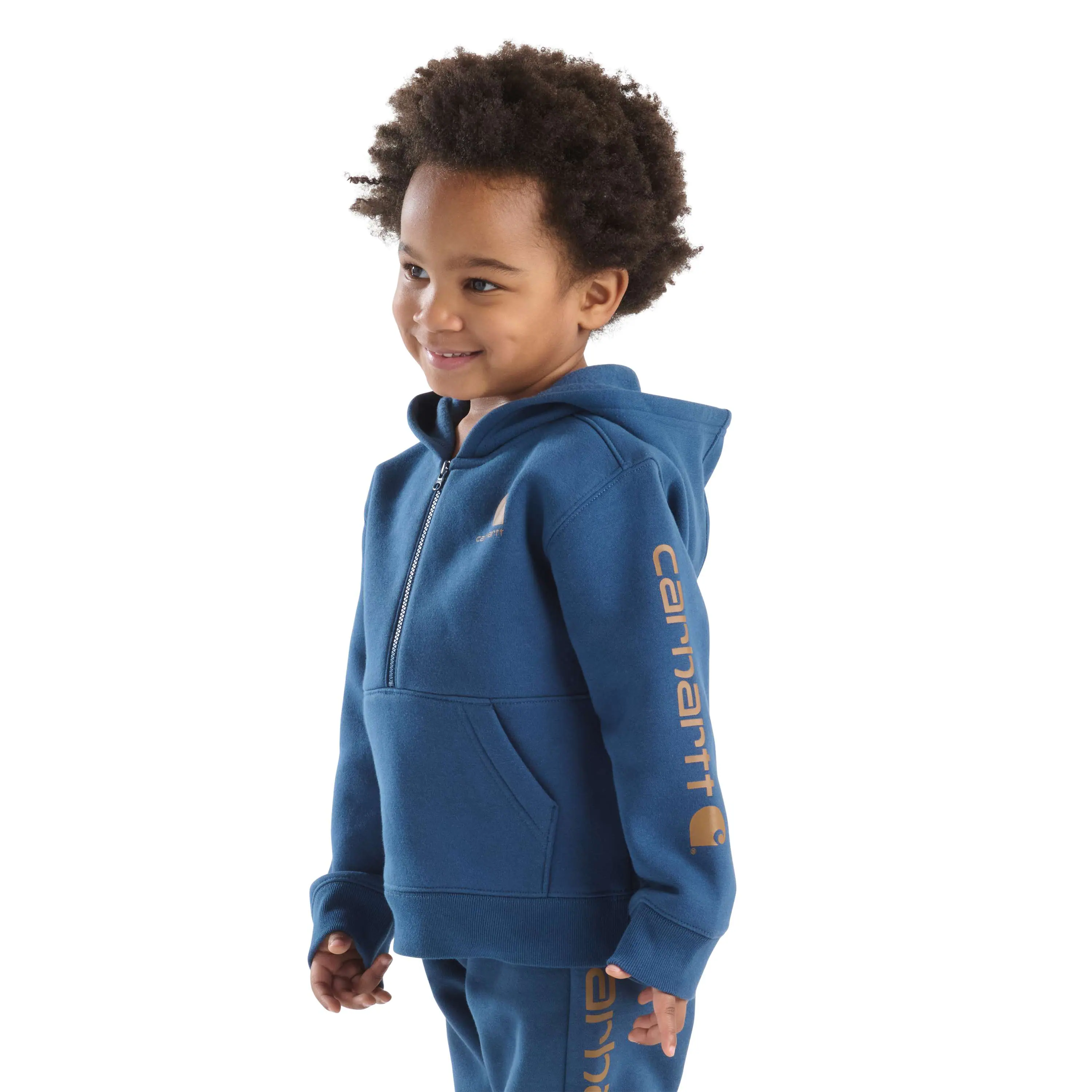 Boys' Long Sleeve Half-Zip Sweatshirt (Baby/Toddler)