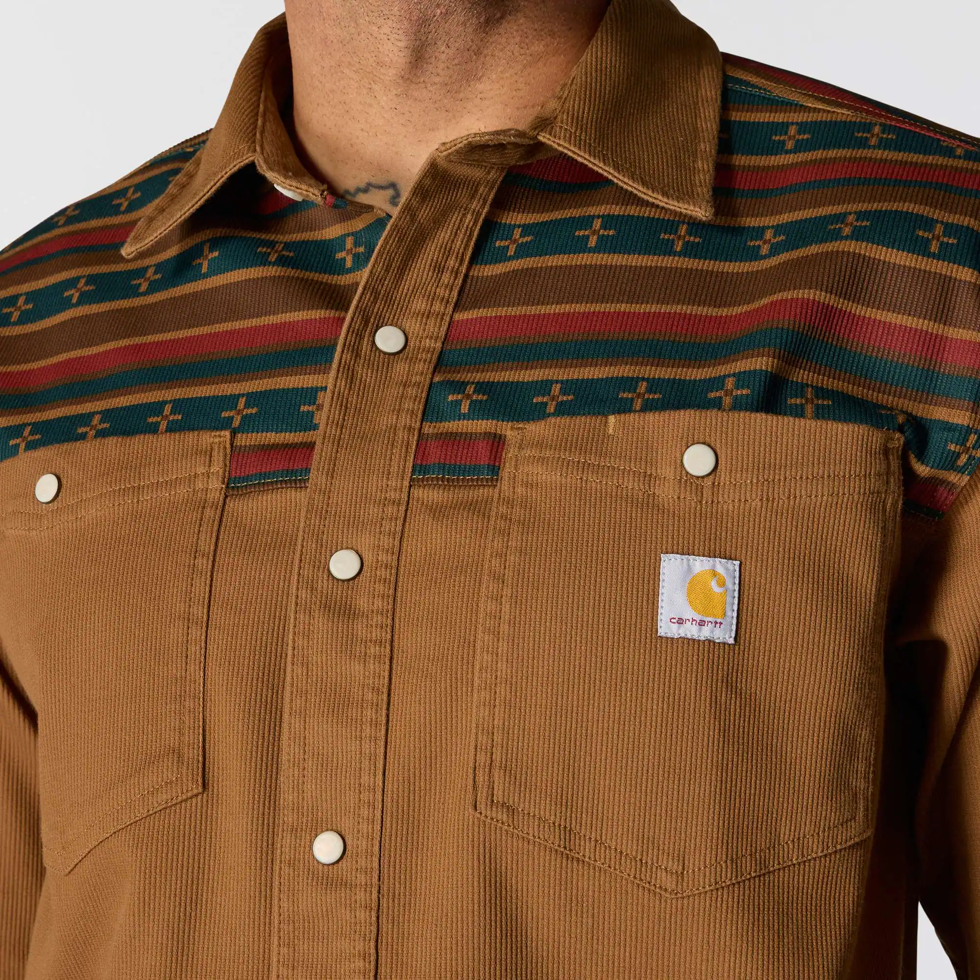 Montana Rugged Flex™ Relaxed Fit Corduroy Long-Sleeve Shirt