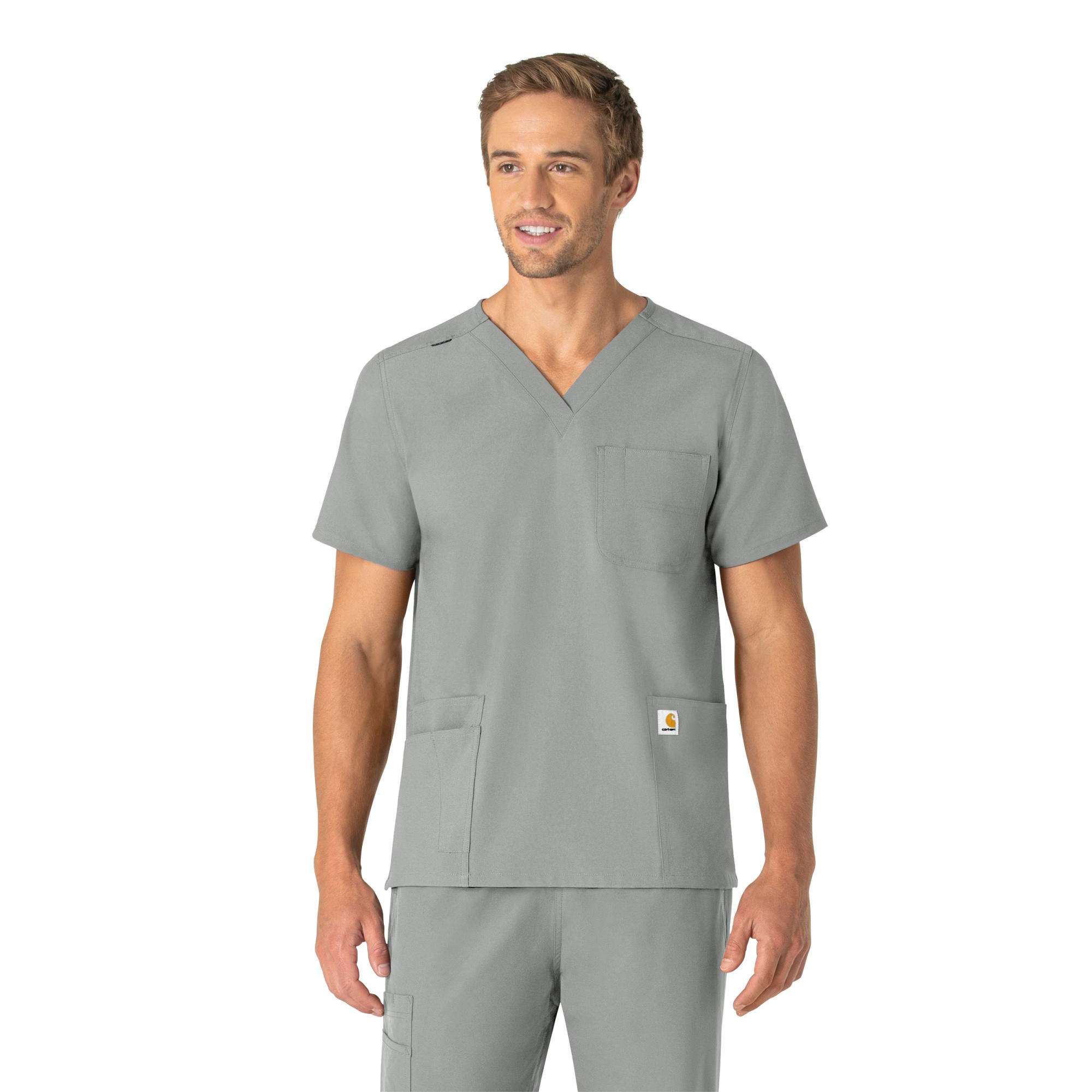 Unisex Force Essentials V-Neck 6-Pocket Scrub Top