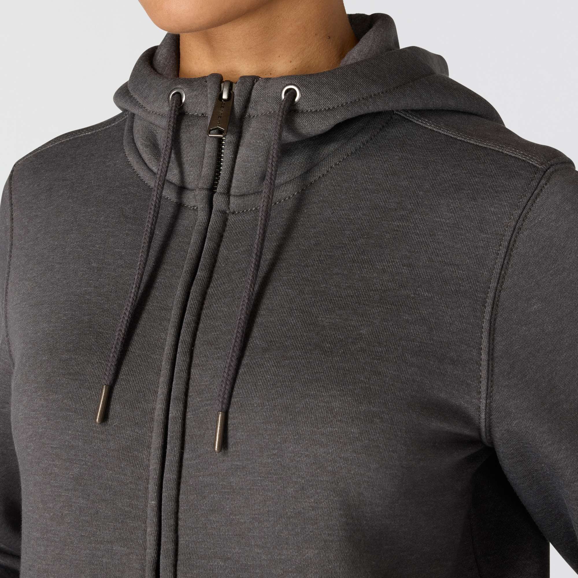 Women's Relaxed Fit Midweight Full-Zip Sweatshirt