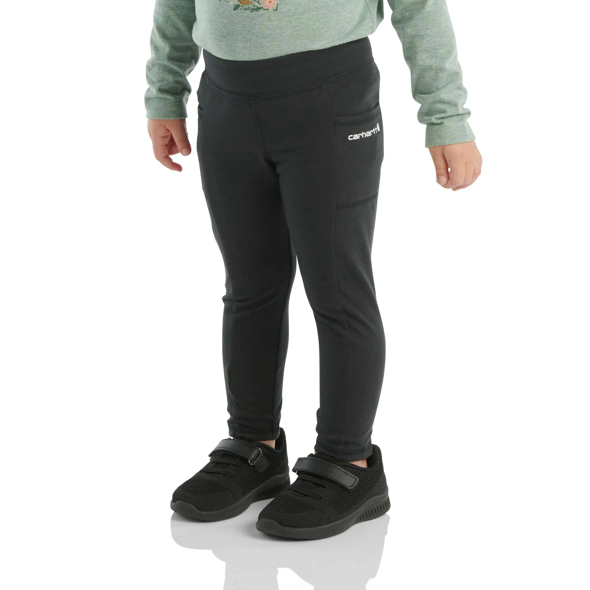 Girls' Long-Sleeve Fitted Utility Legging (Baby/Toddler)