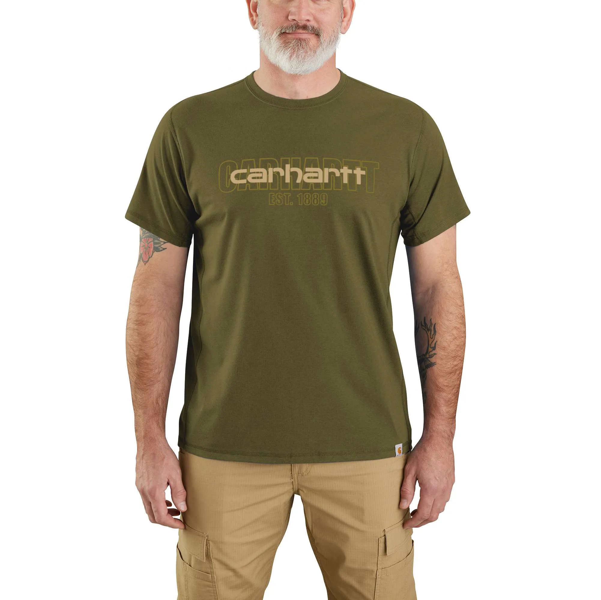 Carhartt Force® Relaxed Fit Short-Sleeve Logo Graphic T-Shirt