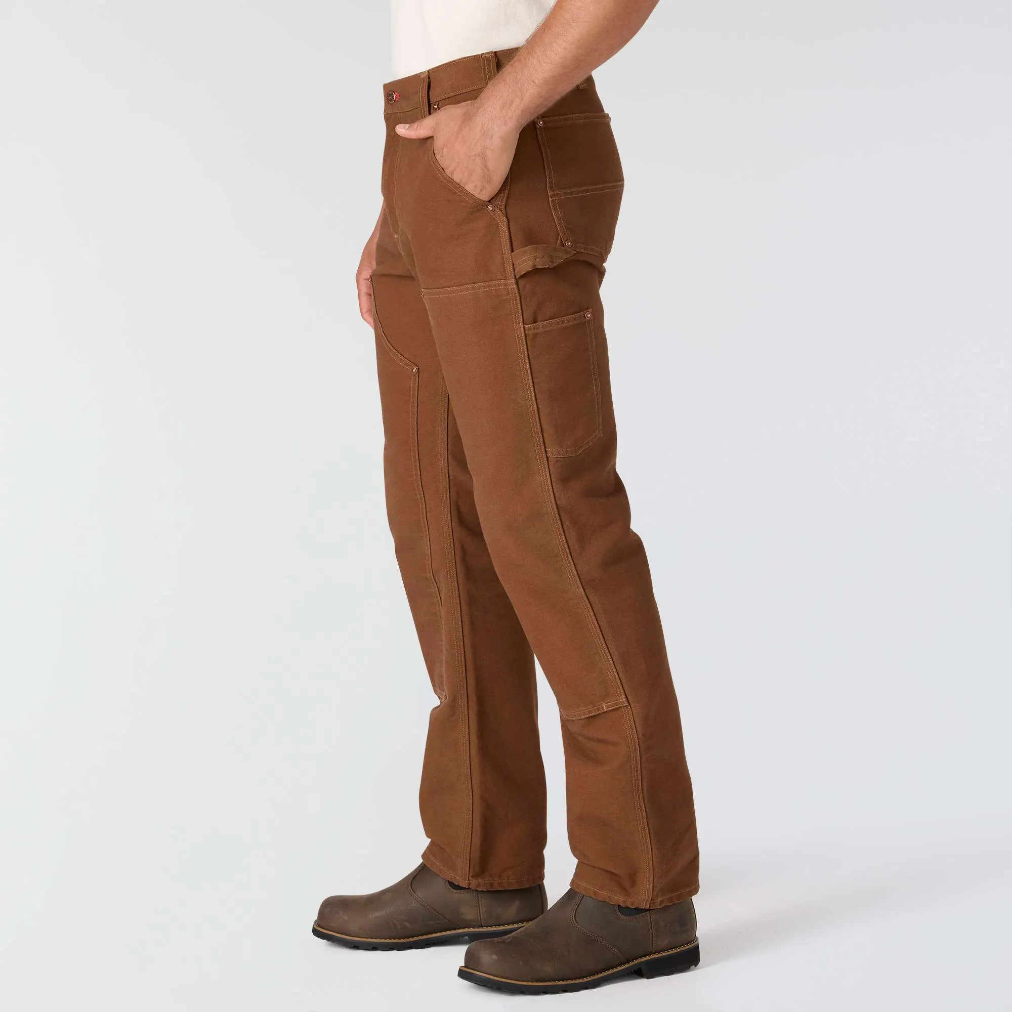 Crafted Series Loose Straight Duck Double-Front Dungaree