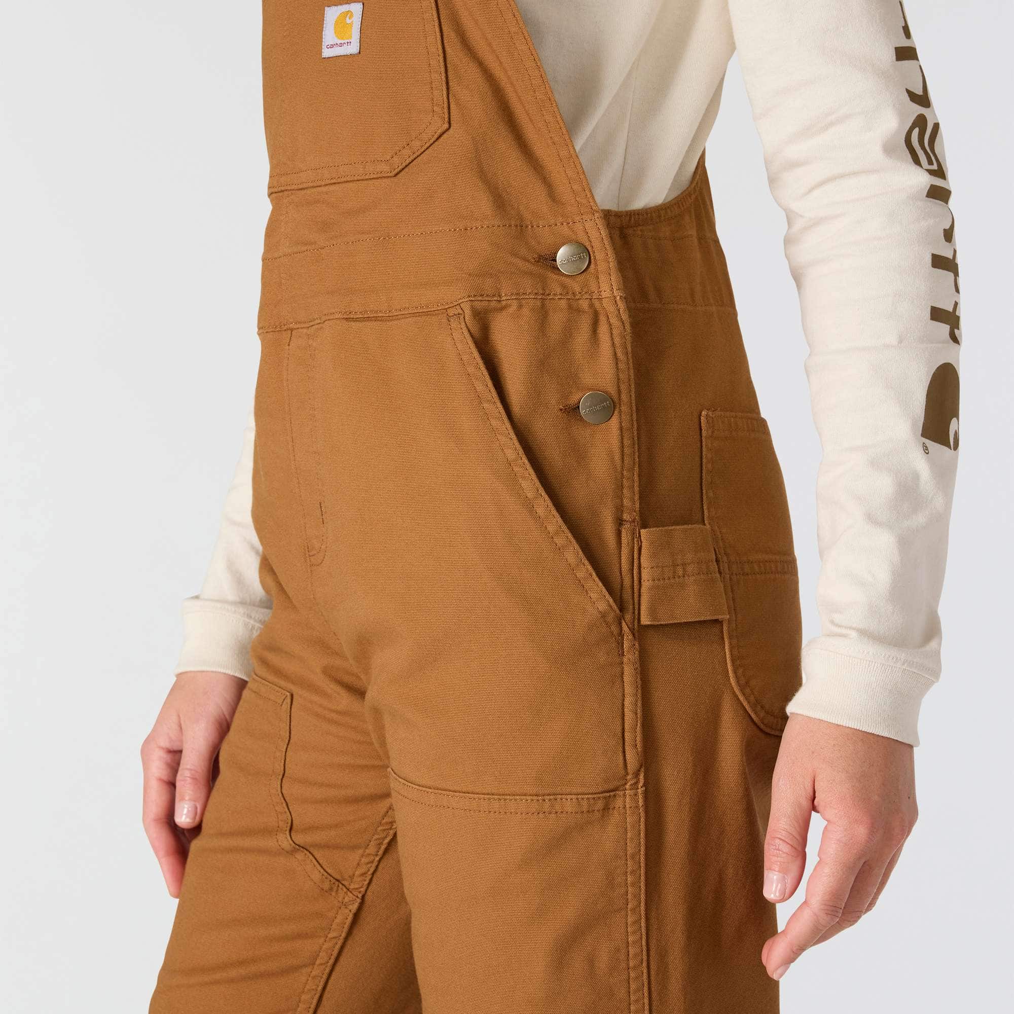 Women's Work Overall - Loose Fit - Canvas - Rugged Flex® - Double Knee