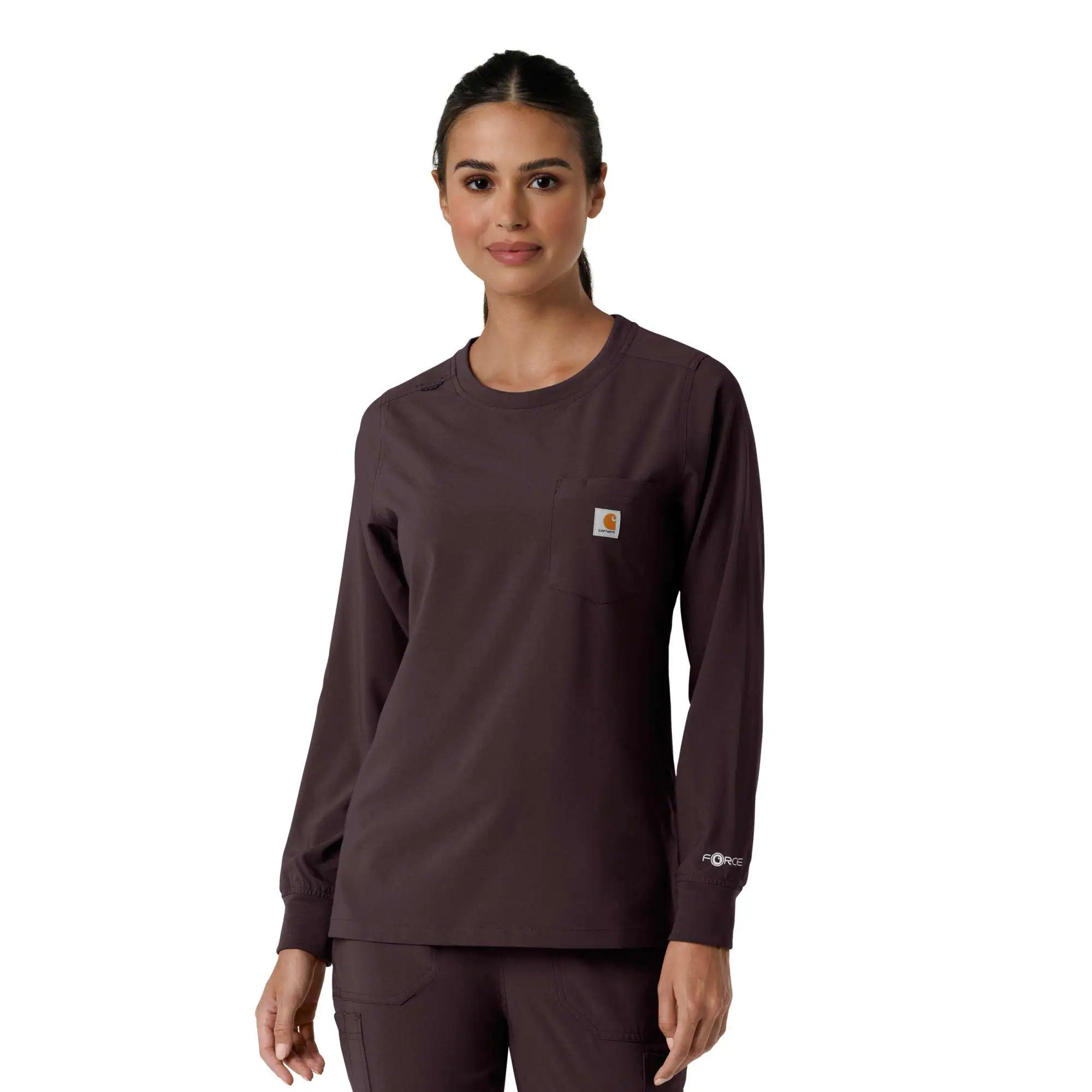 Women's Force Cross-Flex  Crew Neck Long Sleeve Scrub Top