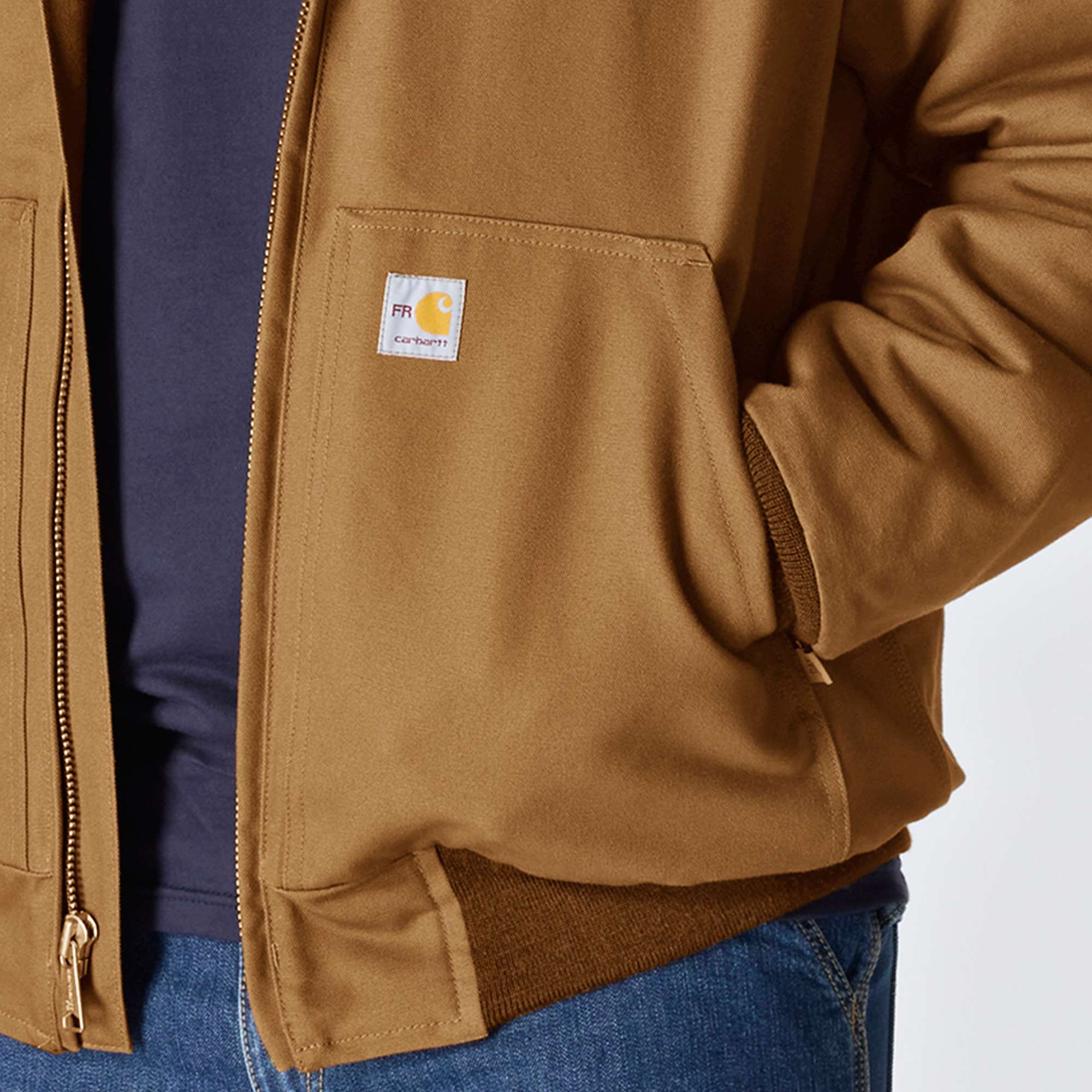 Flame Resistant Loose Fit Duck Insulated Active Jac