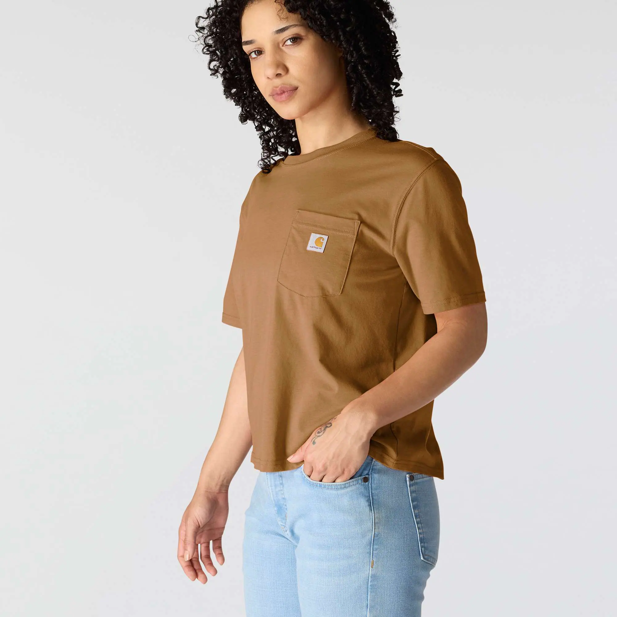 Women's TENCEL™ Fiber Series Loose Fit Short-Sleeve Crewneck T-Shirt