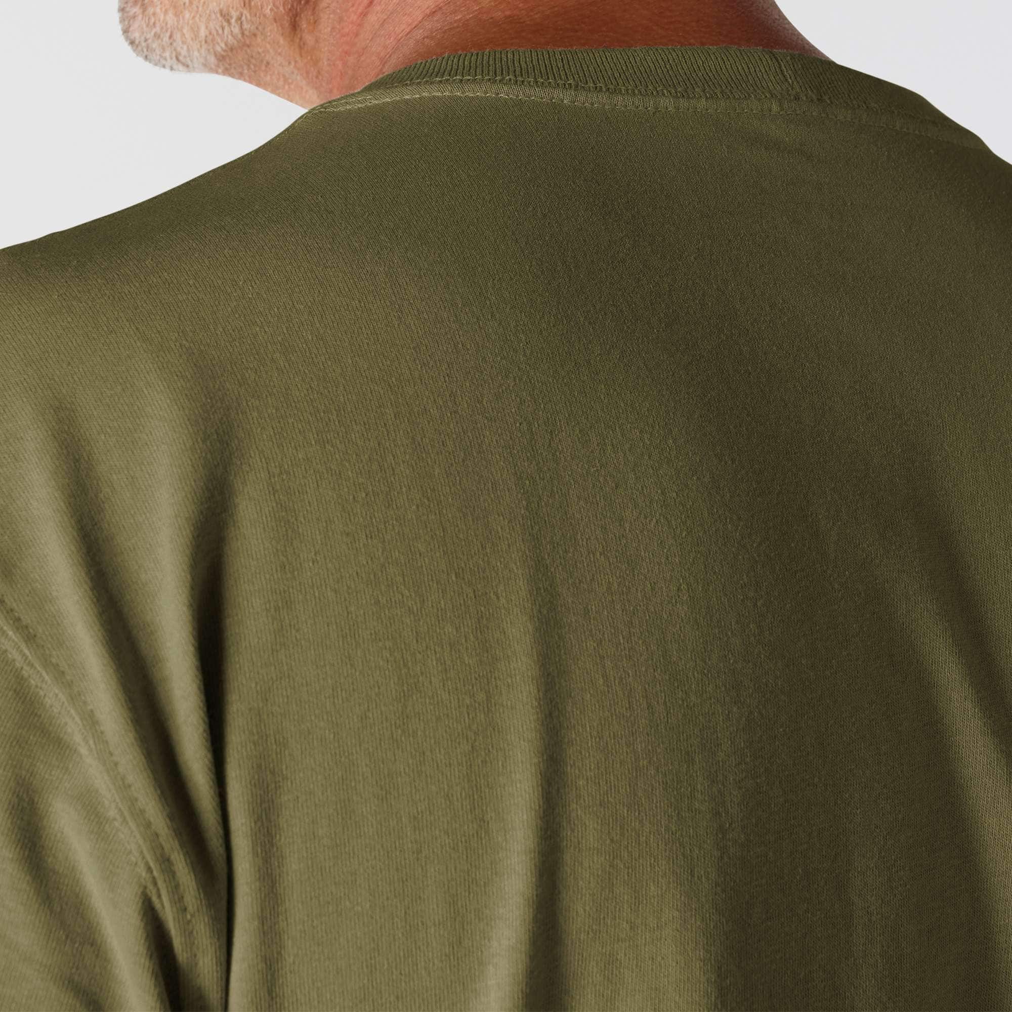 Loose Fit Heavyweight Long-Sleeve Logo Sleeve Graphic T-Shirt