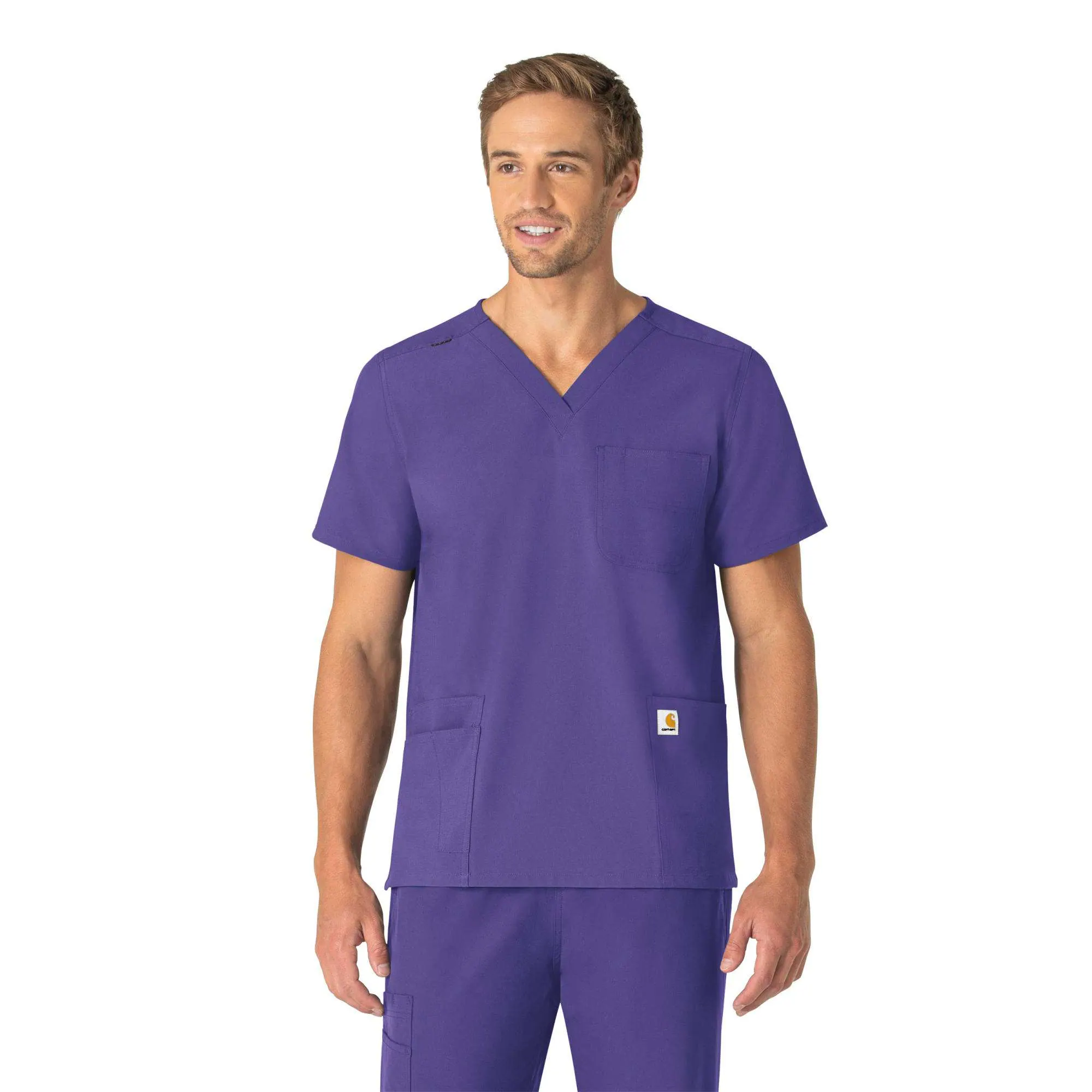 Unisex Force Essentials V-Neck 6-Pocket Scrub Top