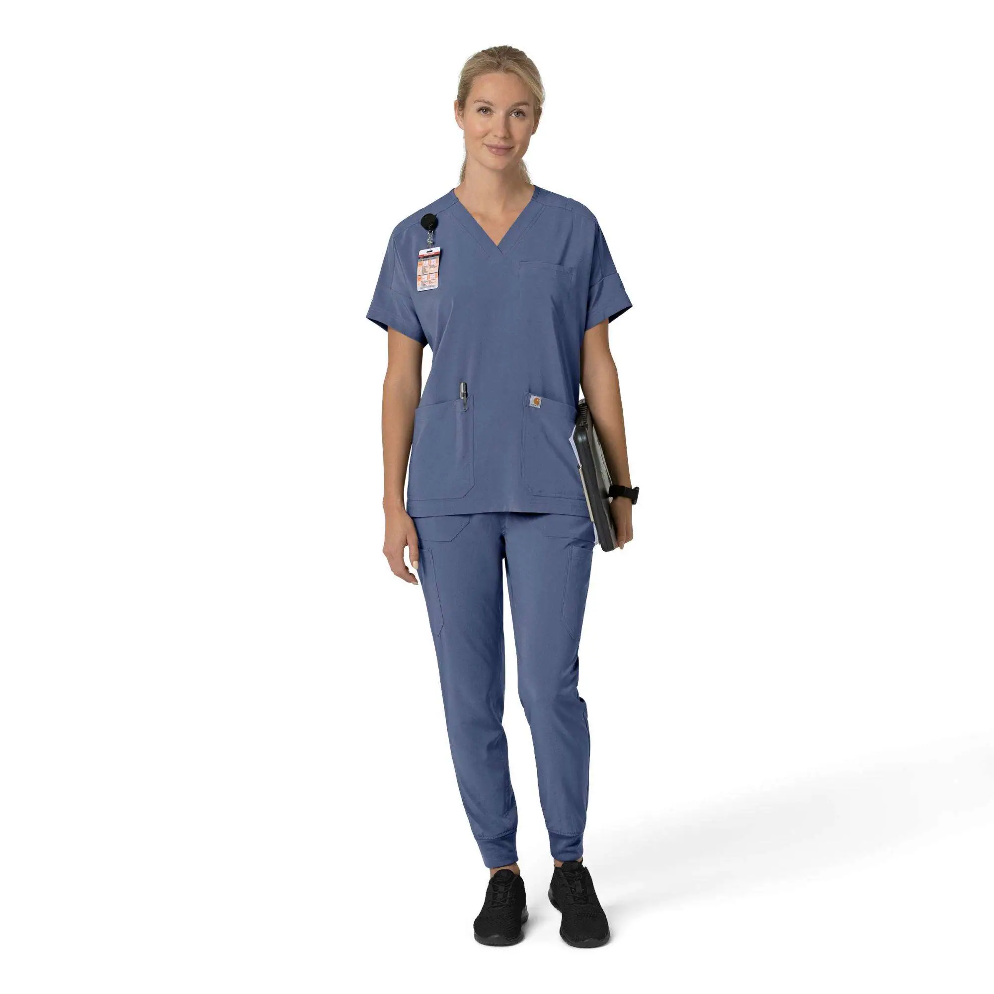 Women's Force Cross-Flex  Oversized V-Neck Scrub Top
