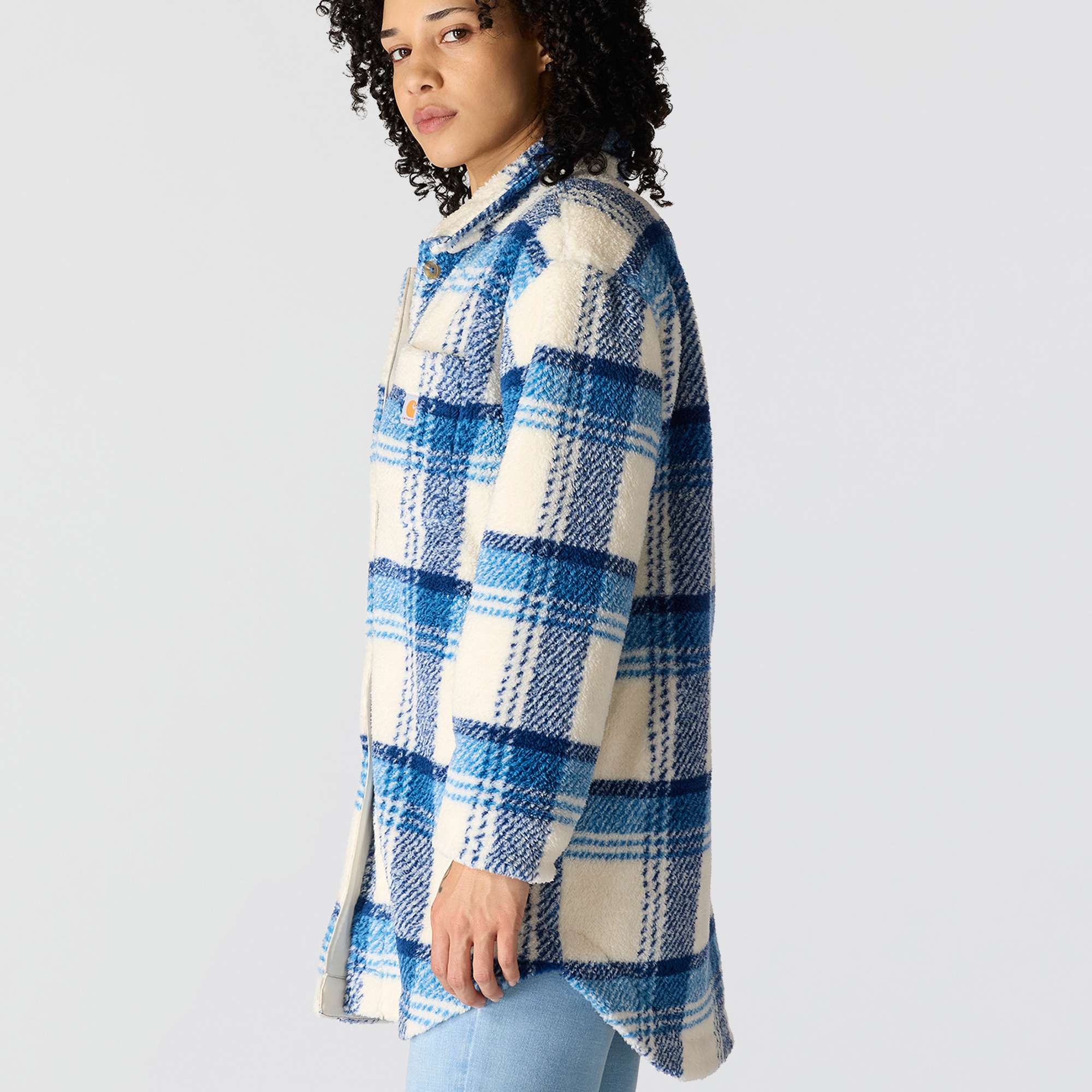 Women's Loose Fit Fleece Coat