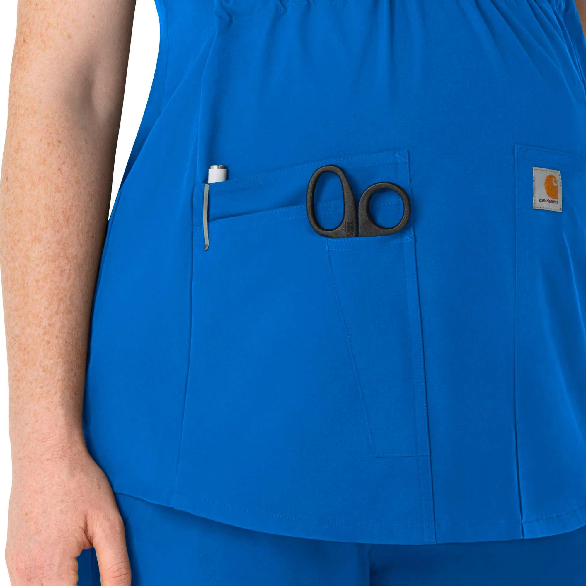 Women's Force Essentials Henley Maternity Scrub Top