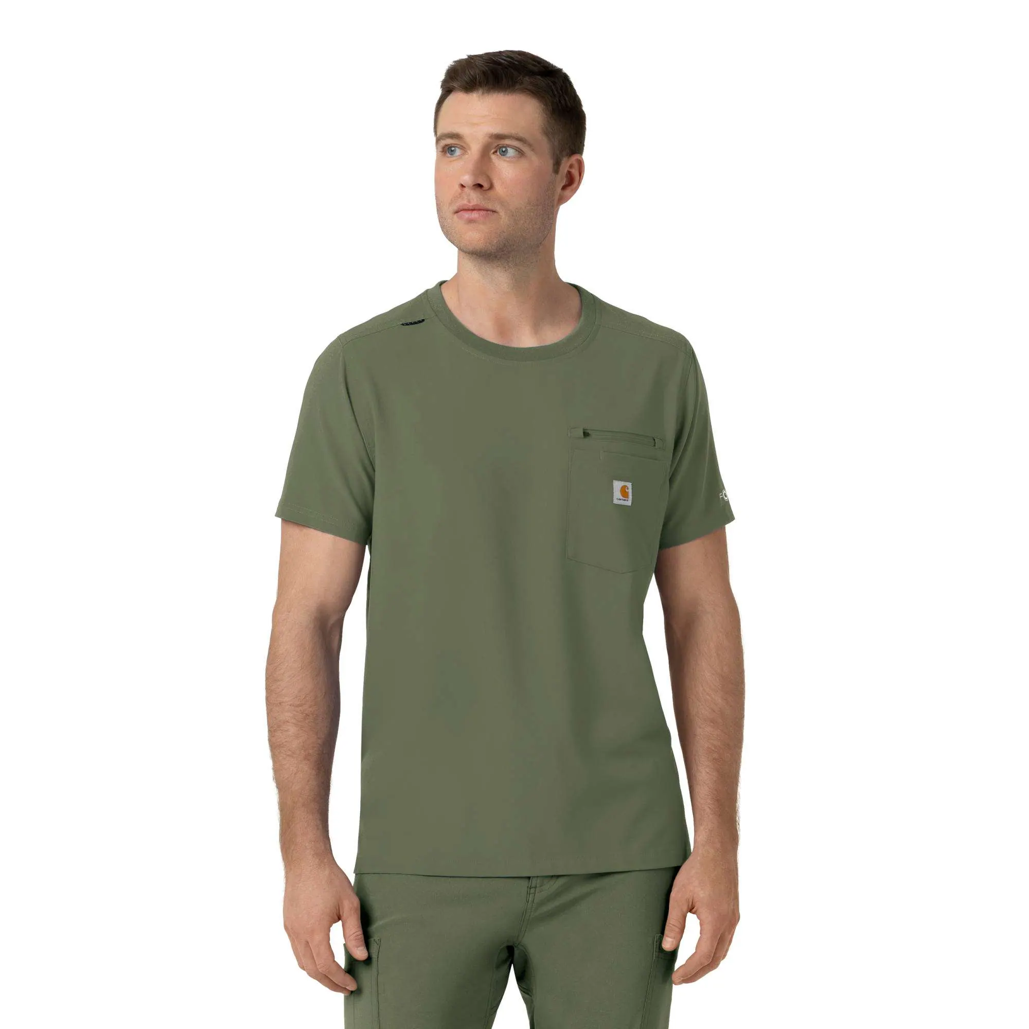 Force Cross-Flex Crew Neck Scrub Top