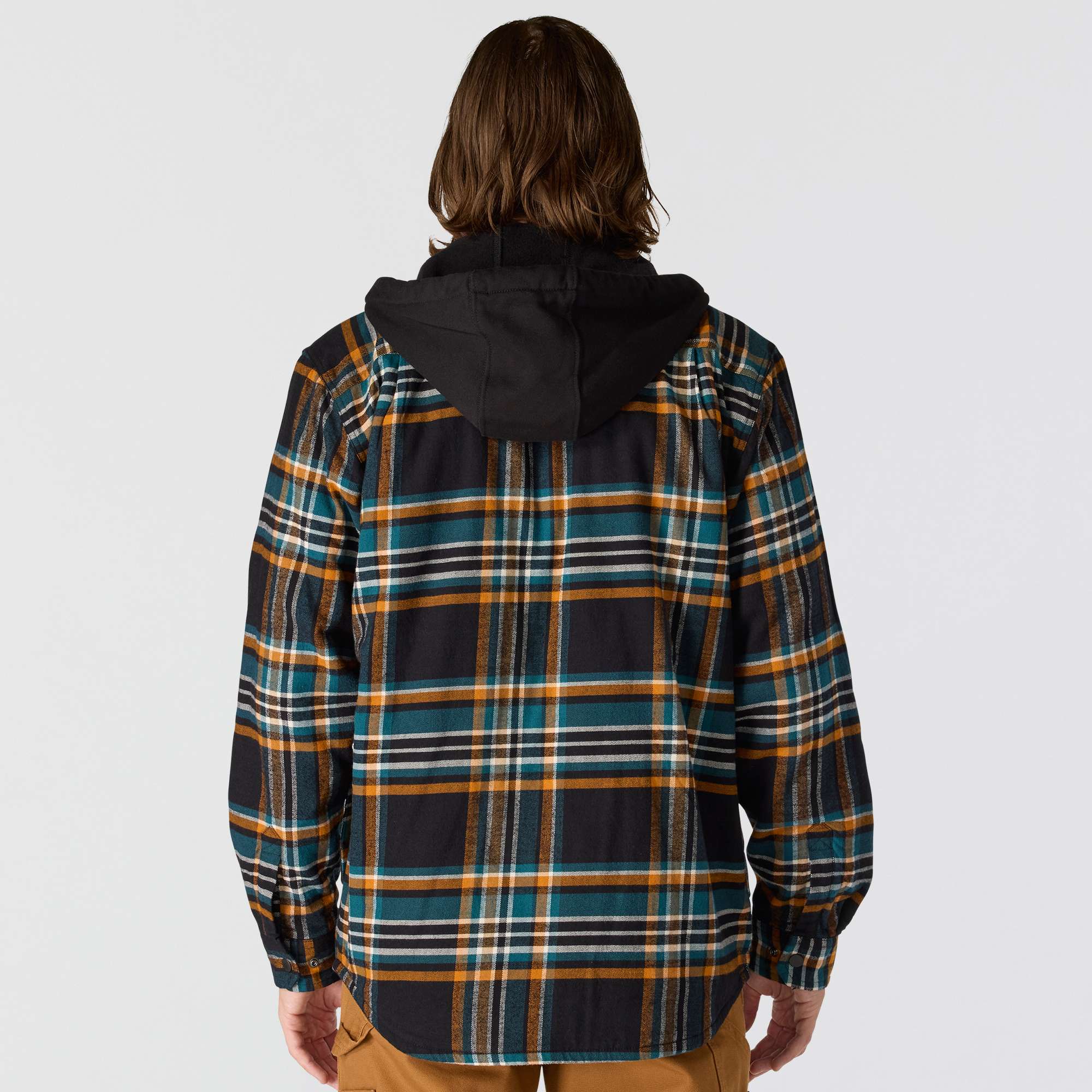 Rugged Flex® Relaxed Fit Flannel Fleece Lined Hooded Shirt Jac