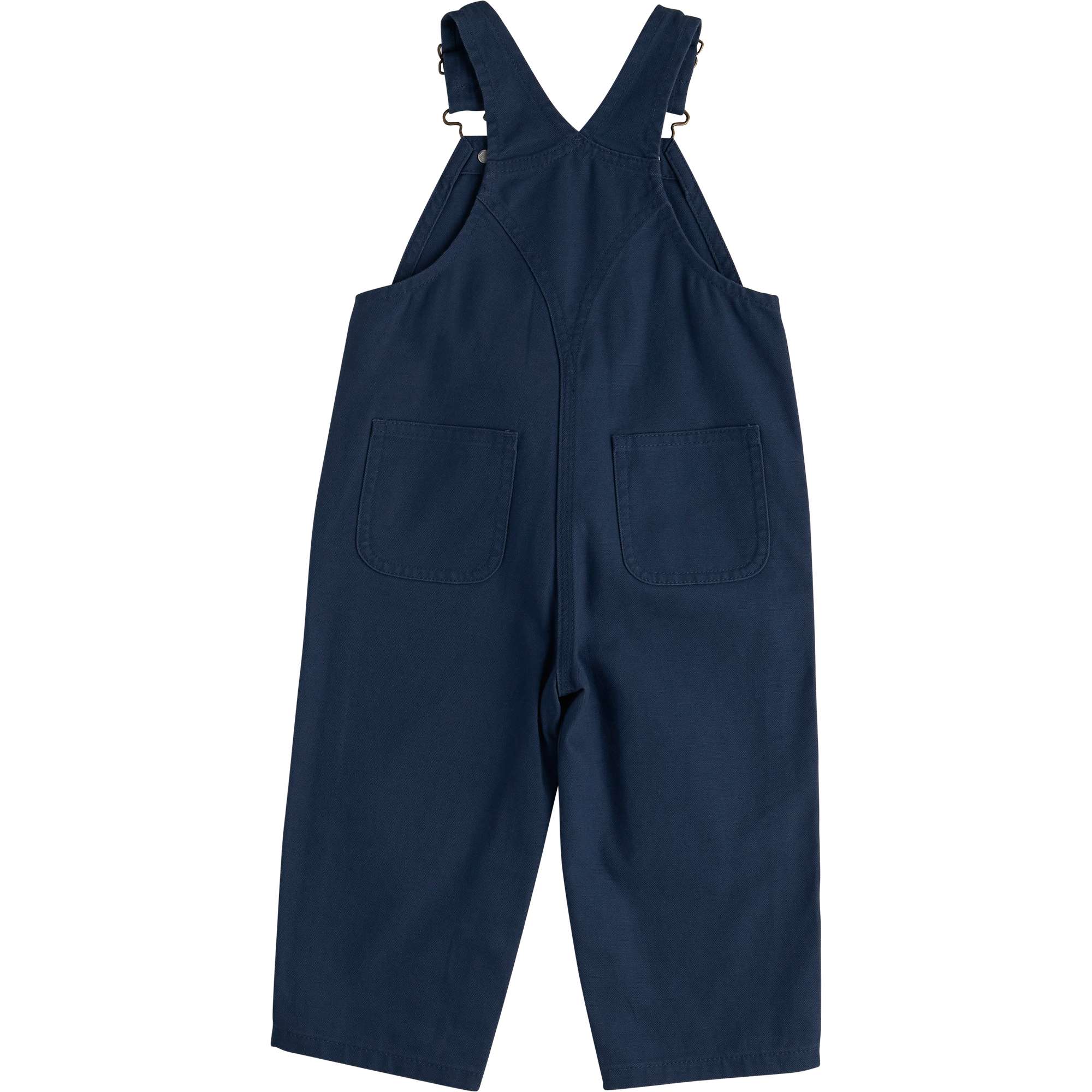 Girls' Loose Fit Canvas Bib Overall (Baby)