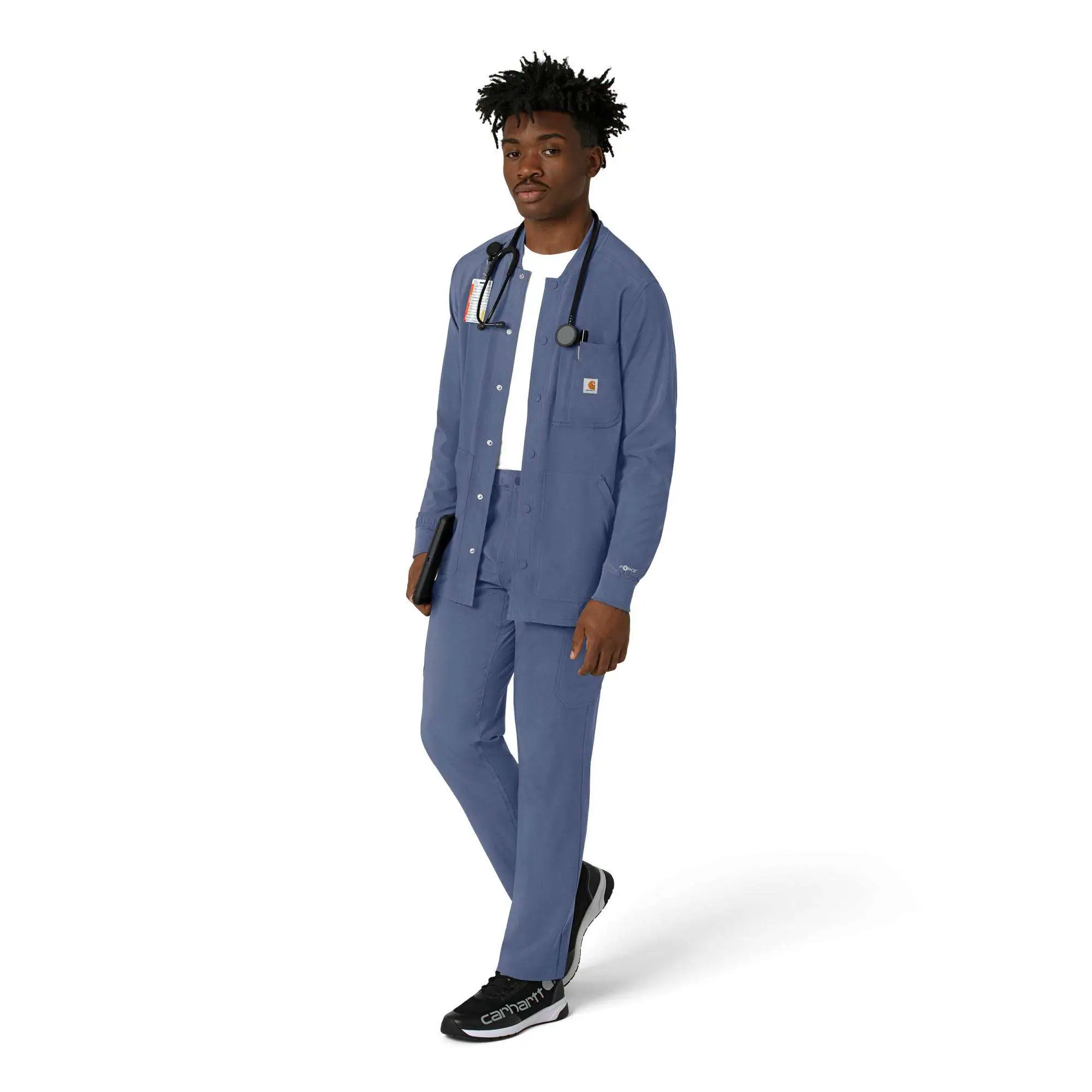 Force Cross-Flex Men's Shirt Scrub Jacket