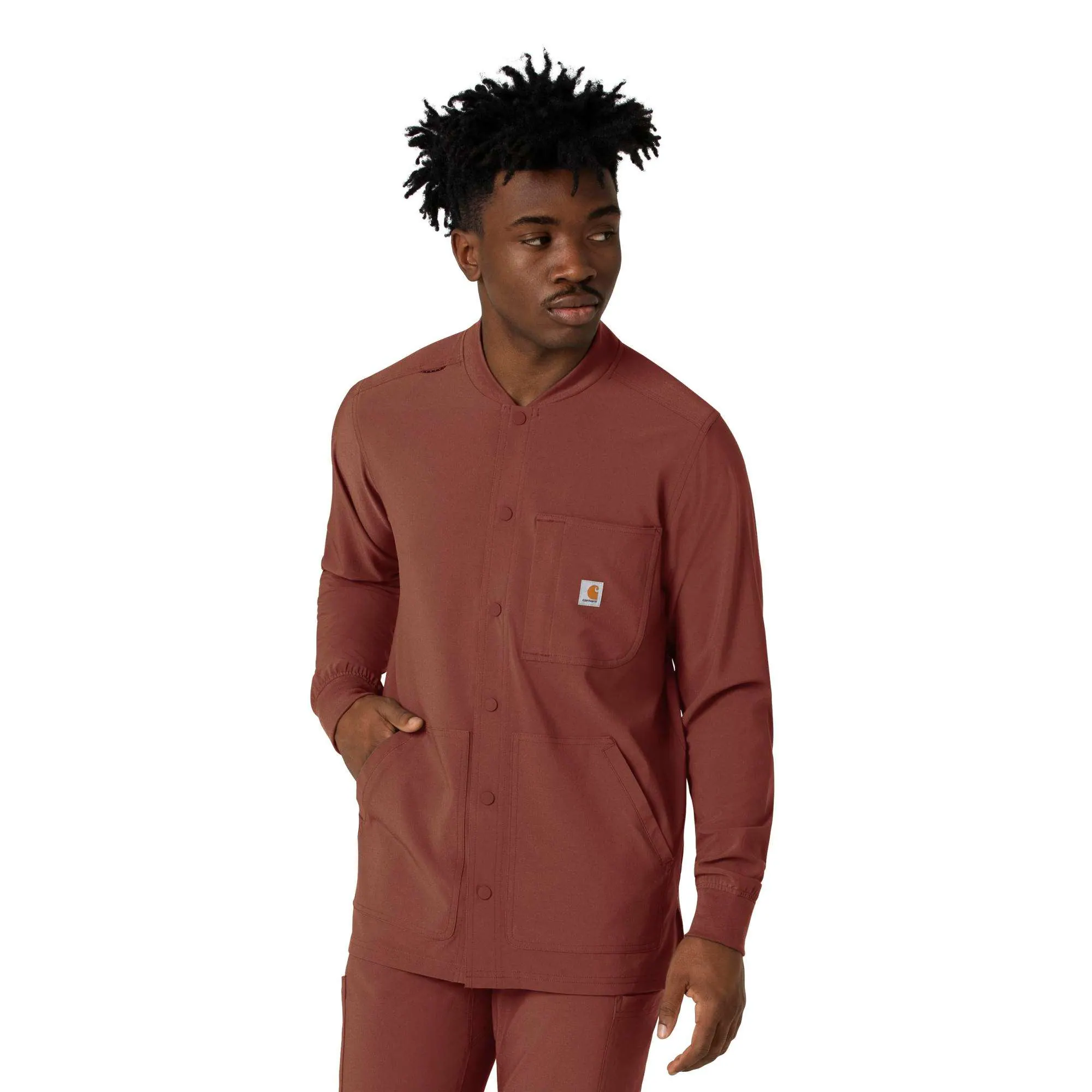 Force Cross-Flex Men's Shirt Scrub Jacket