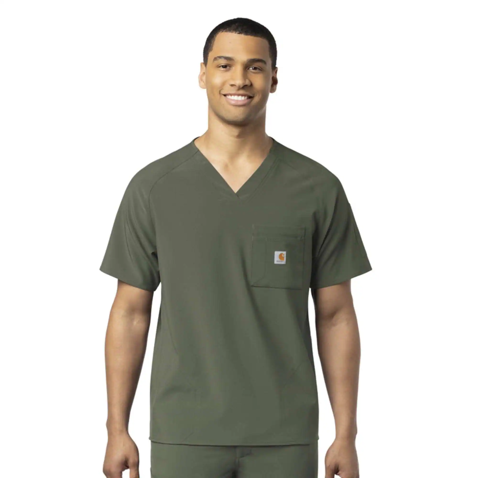 Force Cross-Flex Chest Pocket V-Neck Scrub Top