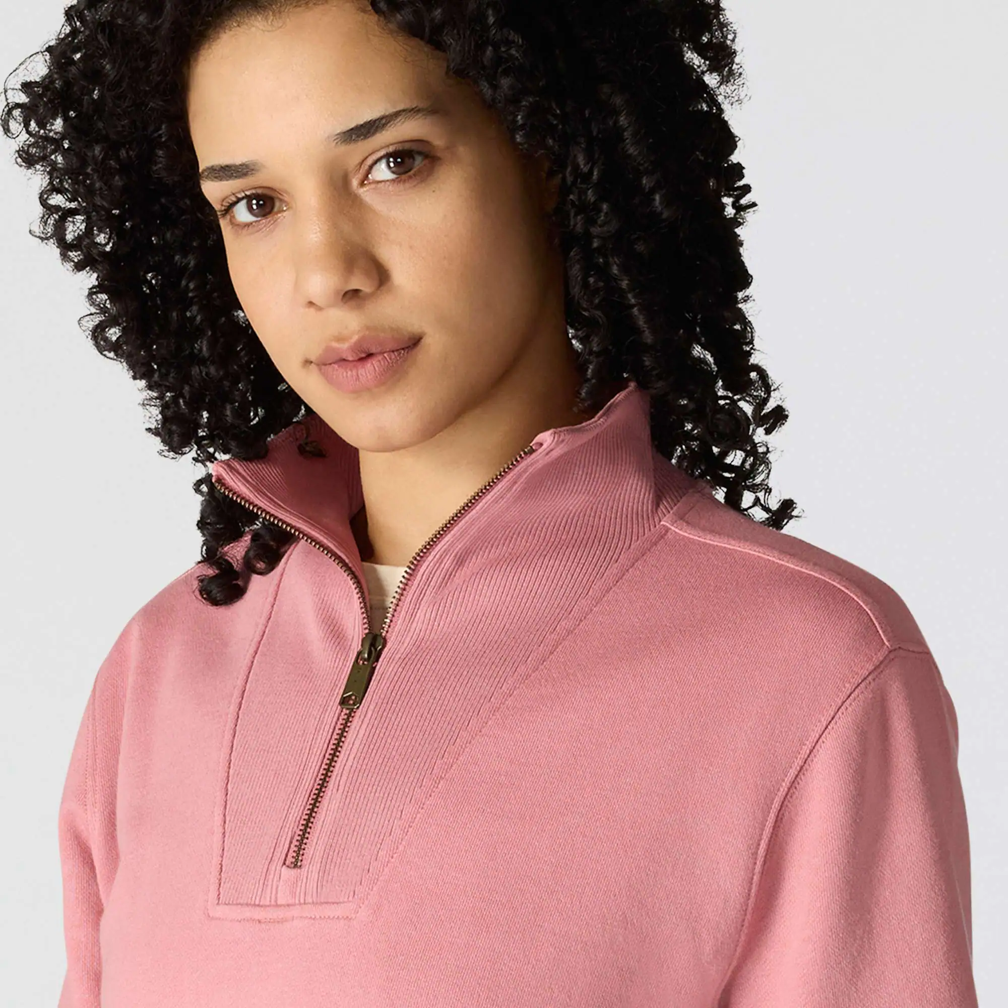 Women's TENCEL™ Fiber Series Relaxed Fit Half-Zip Sweatshirt