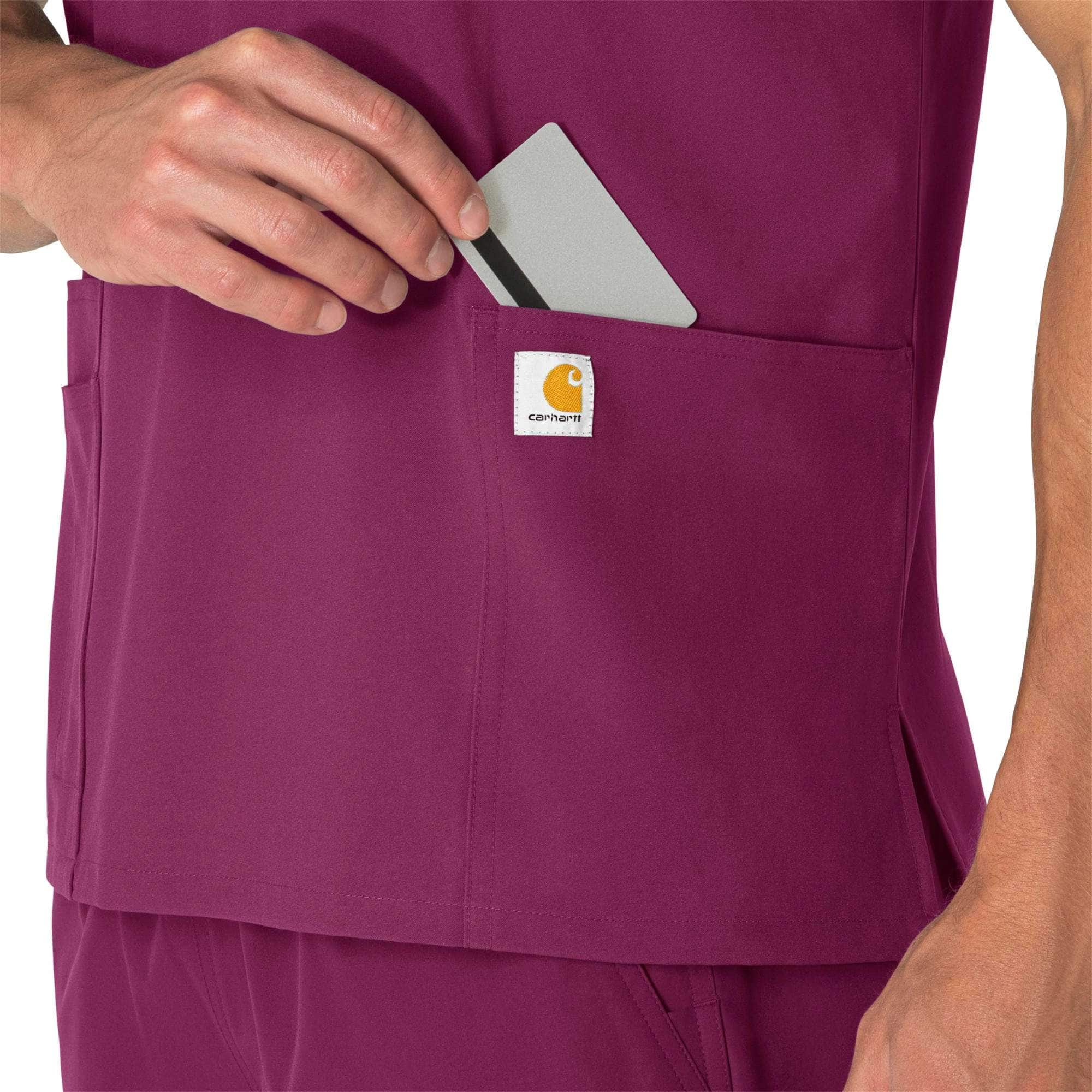 Unisex Force Essentials V-Neck 6-Pocket Scrub Top