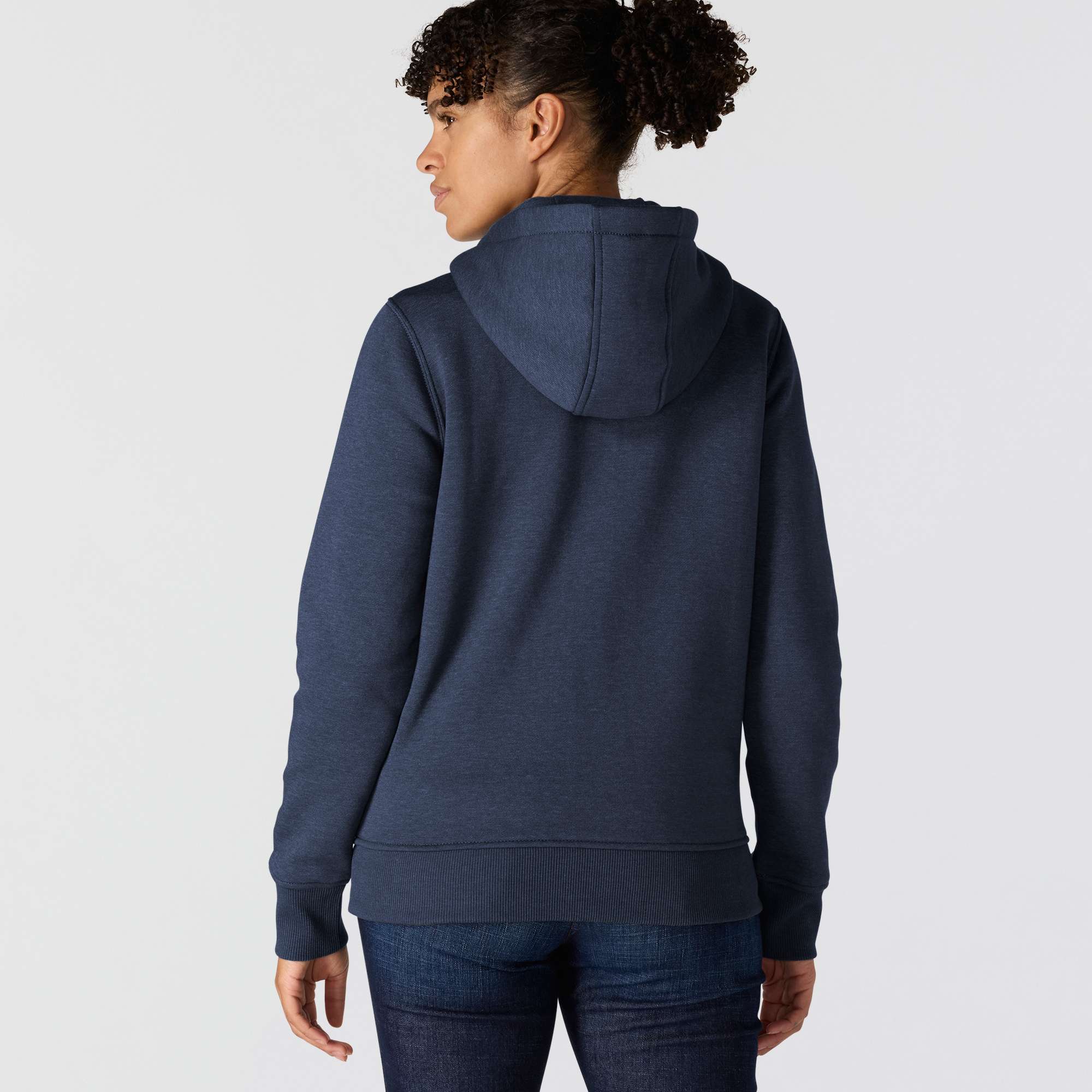 Women's Relaxed Fit Midweight Full-Zip Sweatshirt