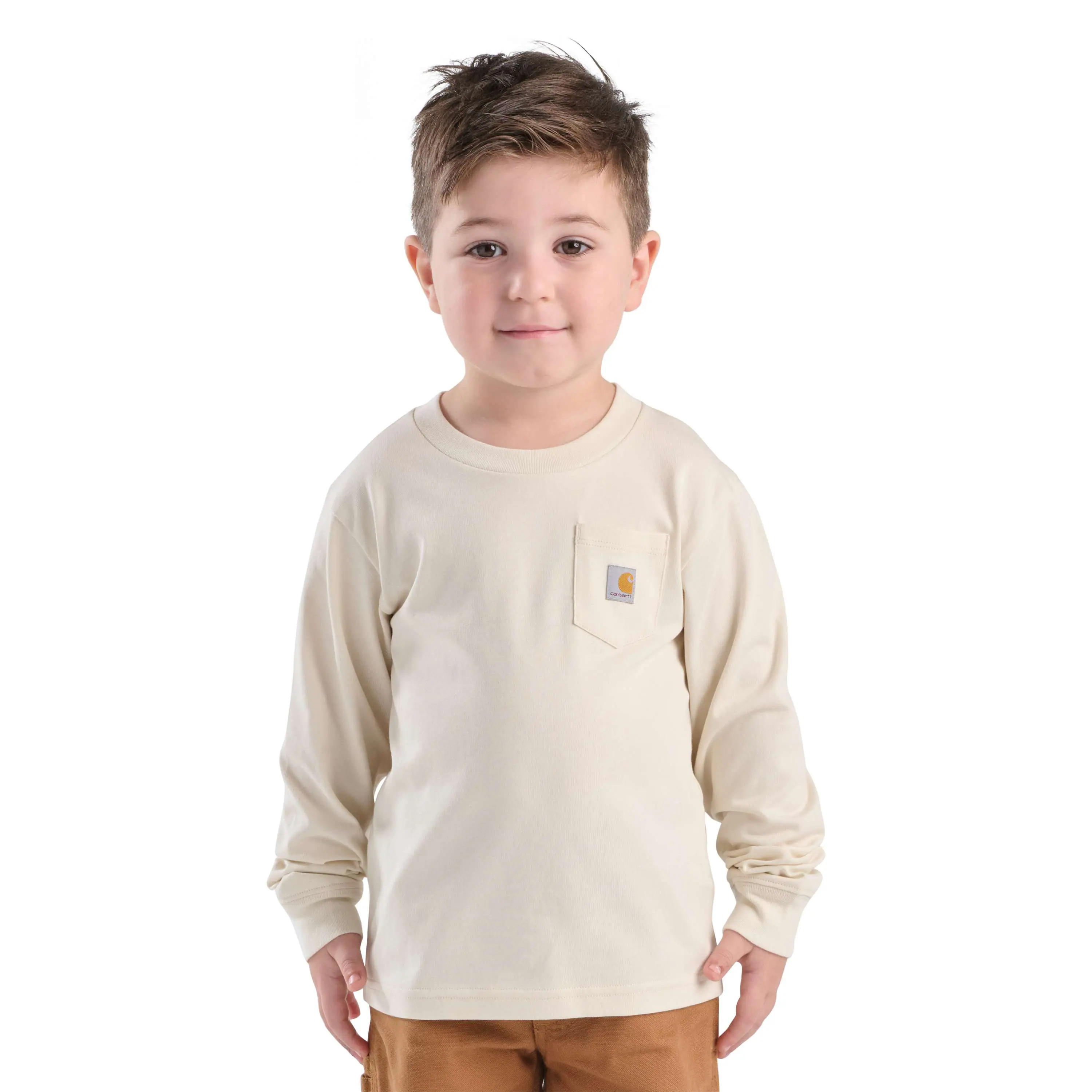 Boys' Long Sleeve Dog Pocket T-Shirt (Child/Youth)