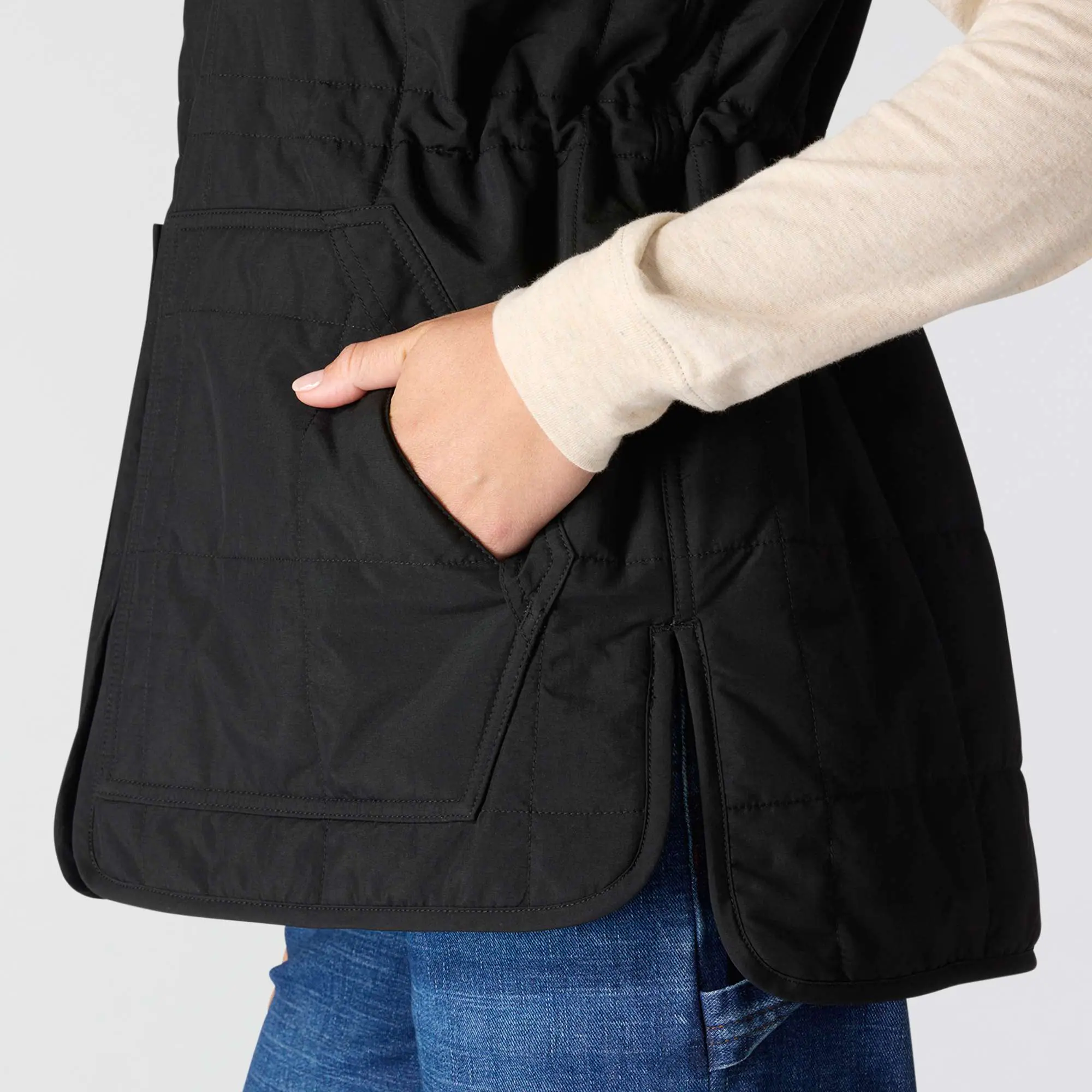 Women's Rain Defender® Relaxed Fit Lightweight Insulated Mock-Neck Vest