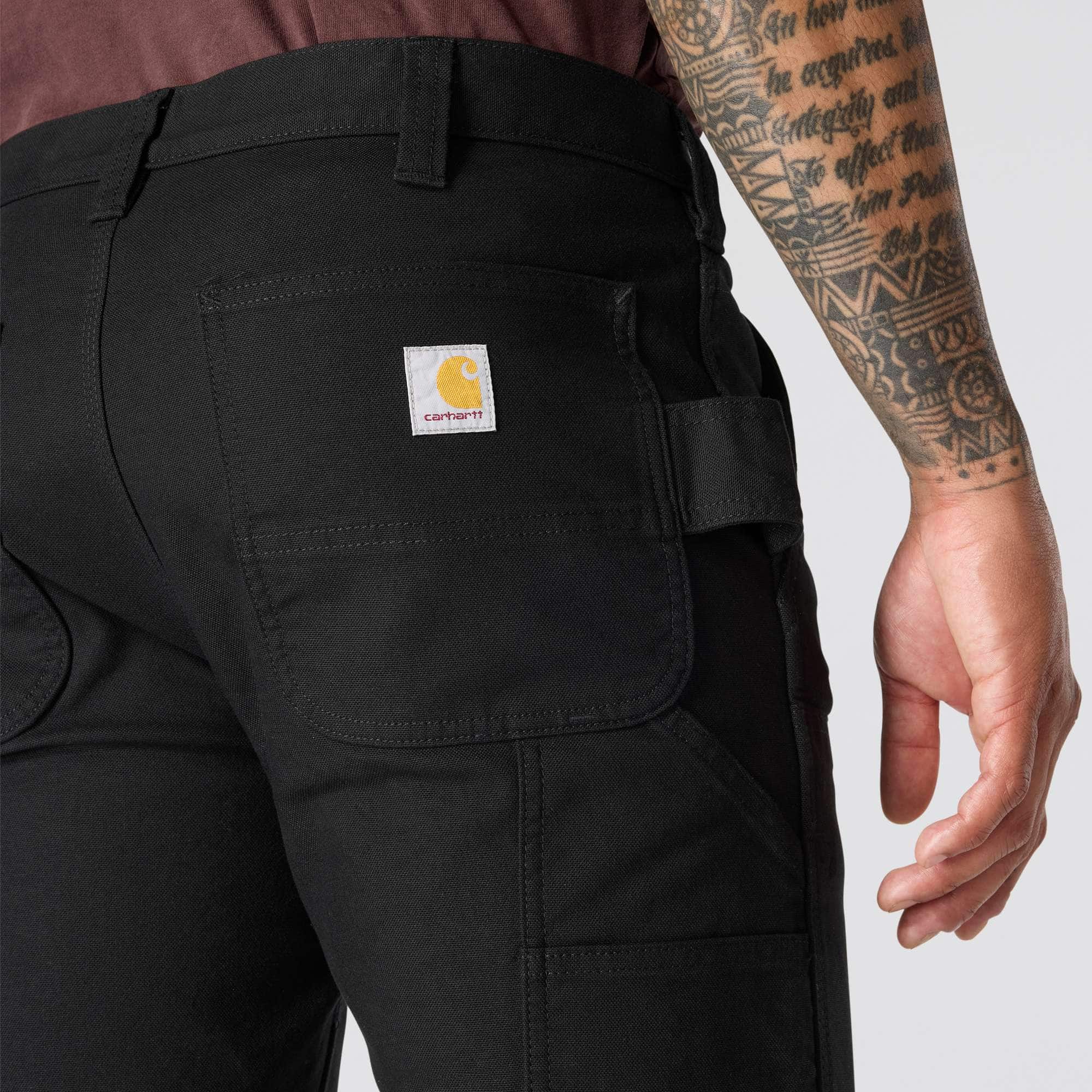 Slim Tapered Rugged Flex Duck Double-Front Dungaree