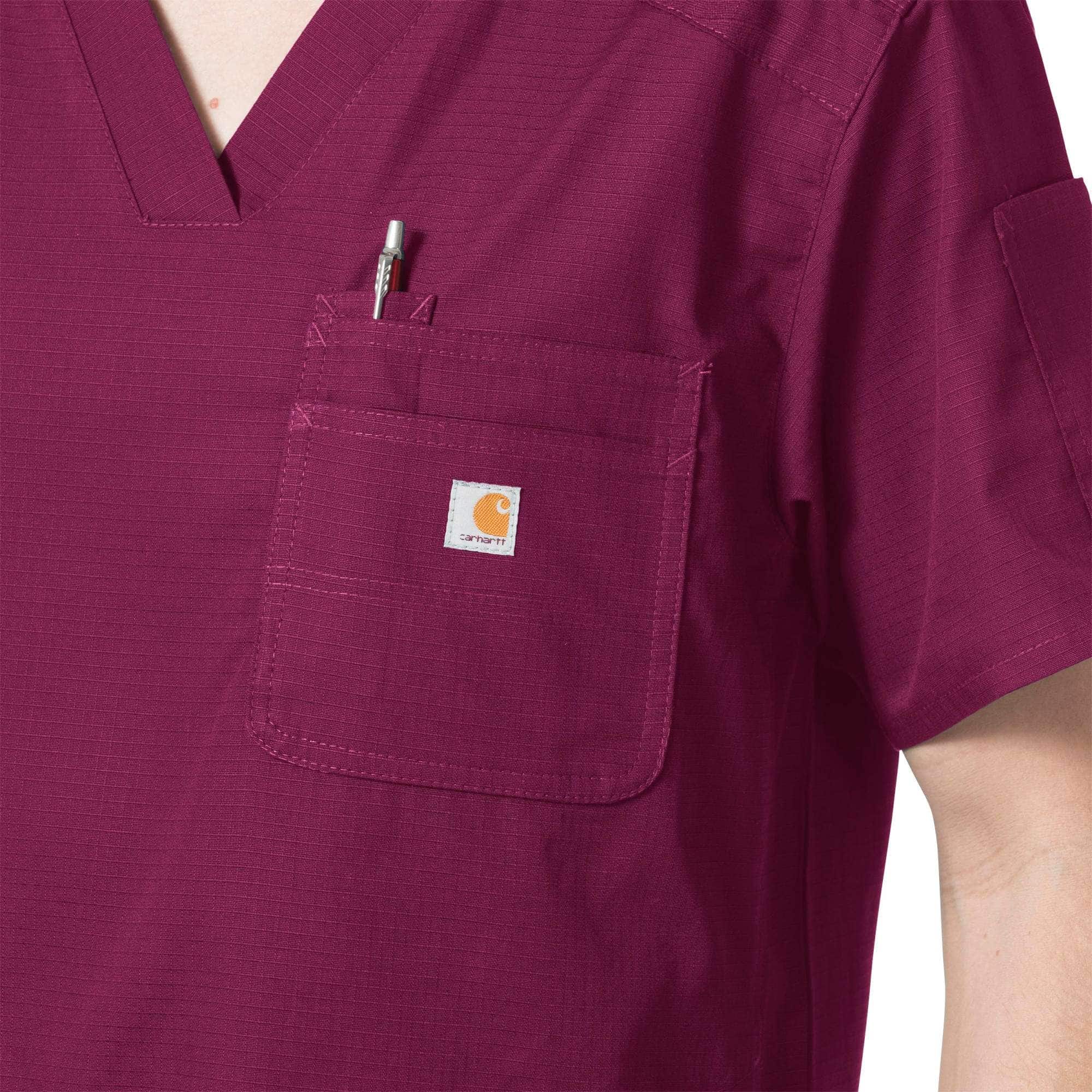 Rugged Flex® Ripstop Chest Pocket Scrub Top
