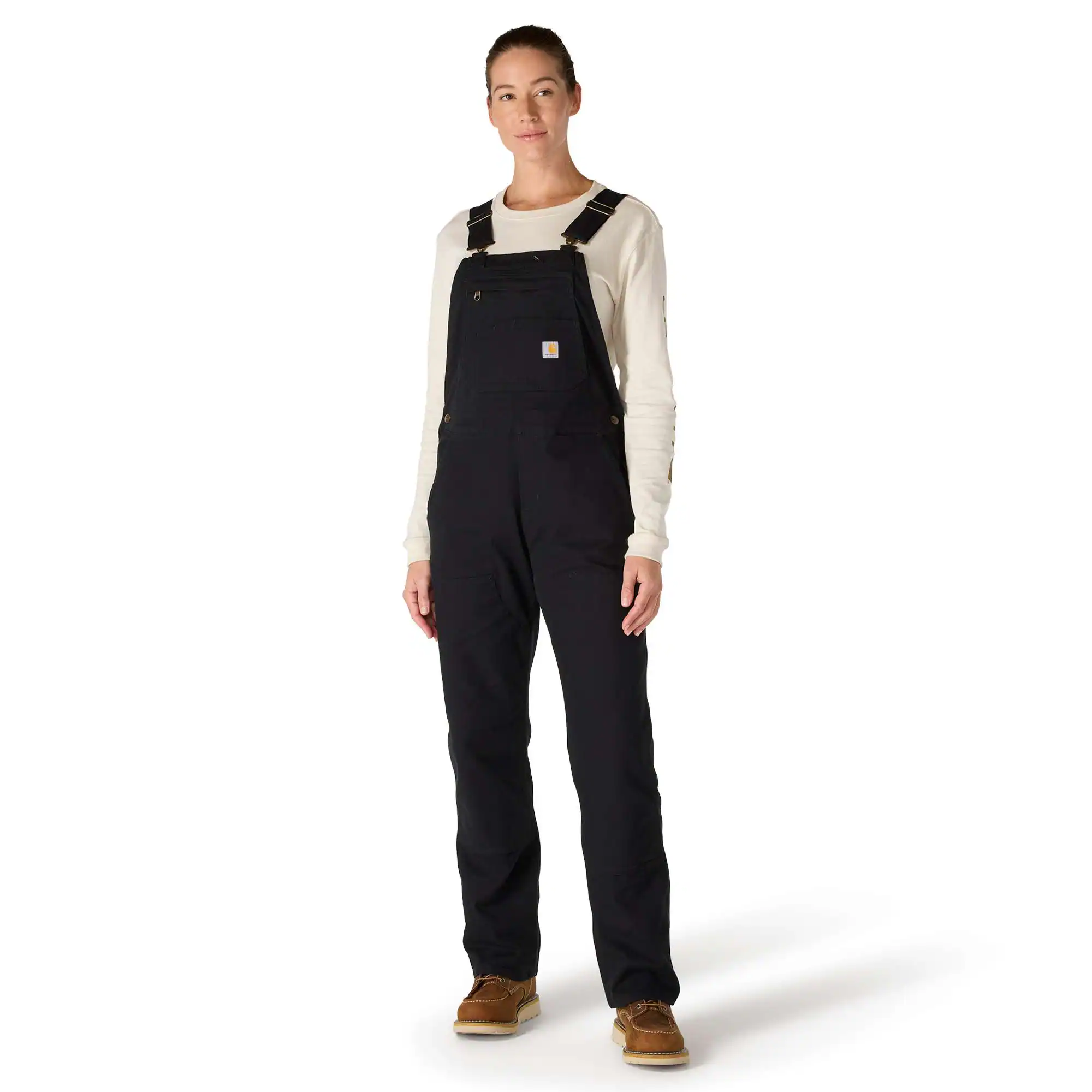 Women's Work Overall - Loose Fit - Canvas - Rugged Flex® - Double Knee