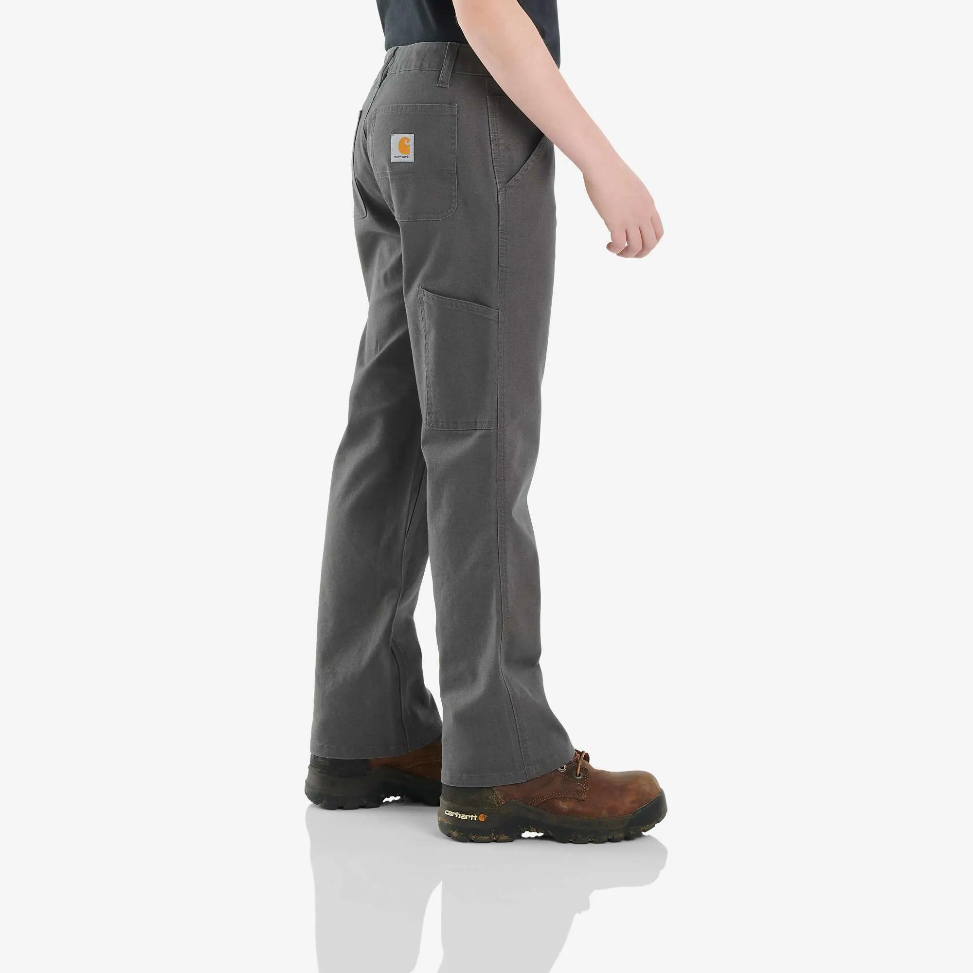 Boys' Rugged Flex® Loose Fit Canvas Utility Boot-Cut Work Pant (Child/Youth)