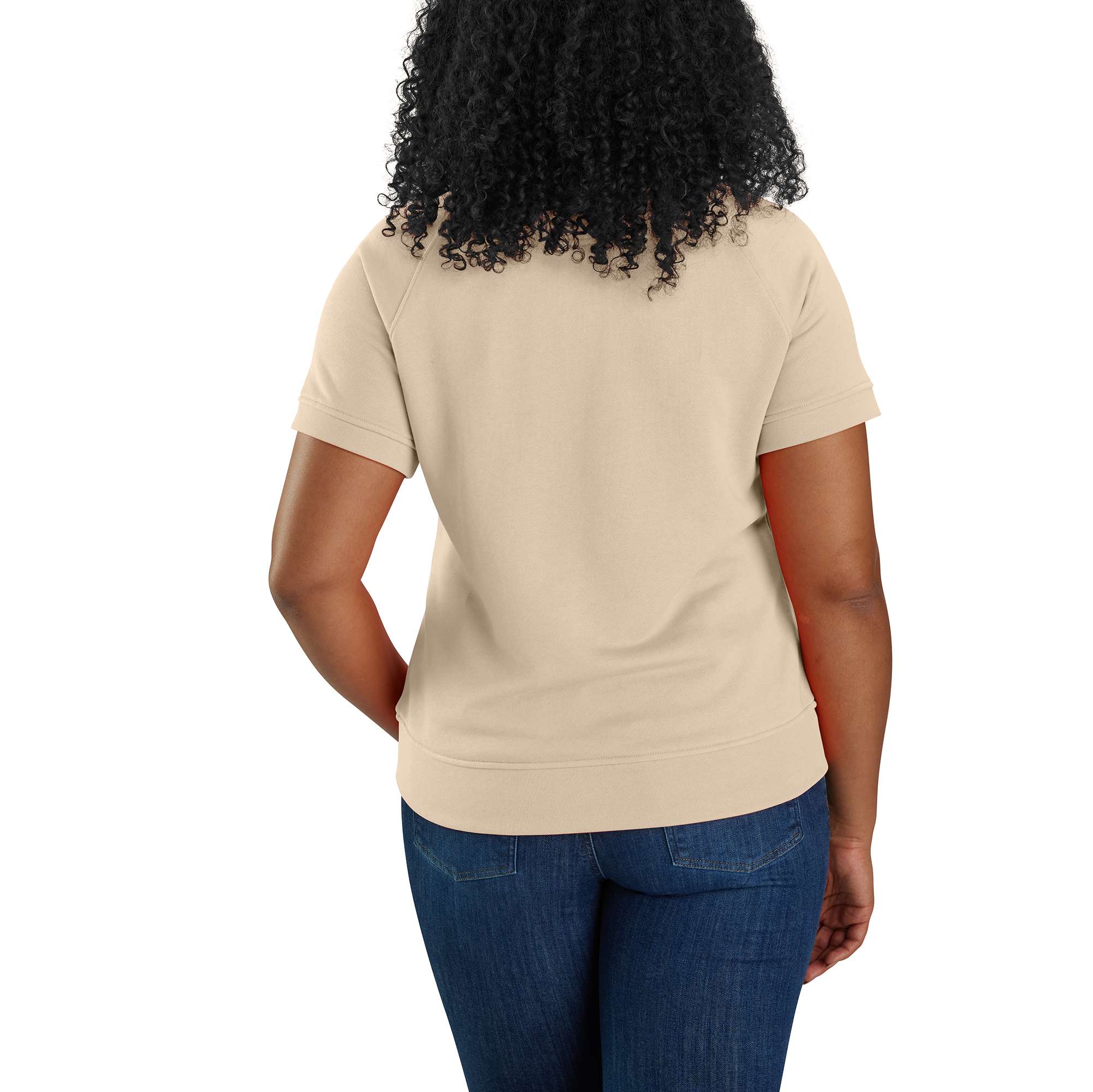 Women's TENCEL™ Fiber Series Relaxed Fit French Terry Short-Sleeve Sweatshirt