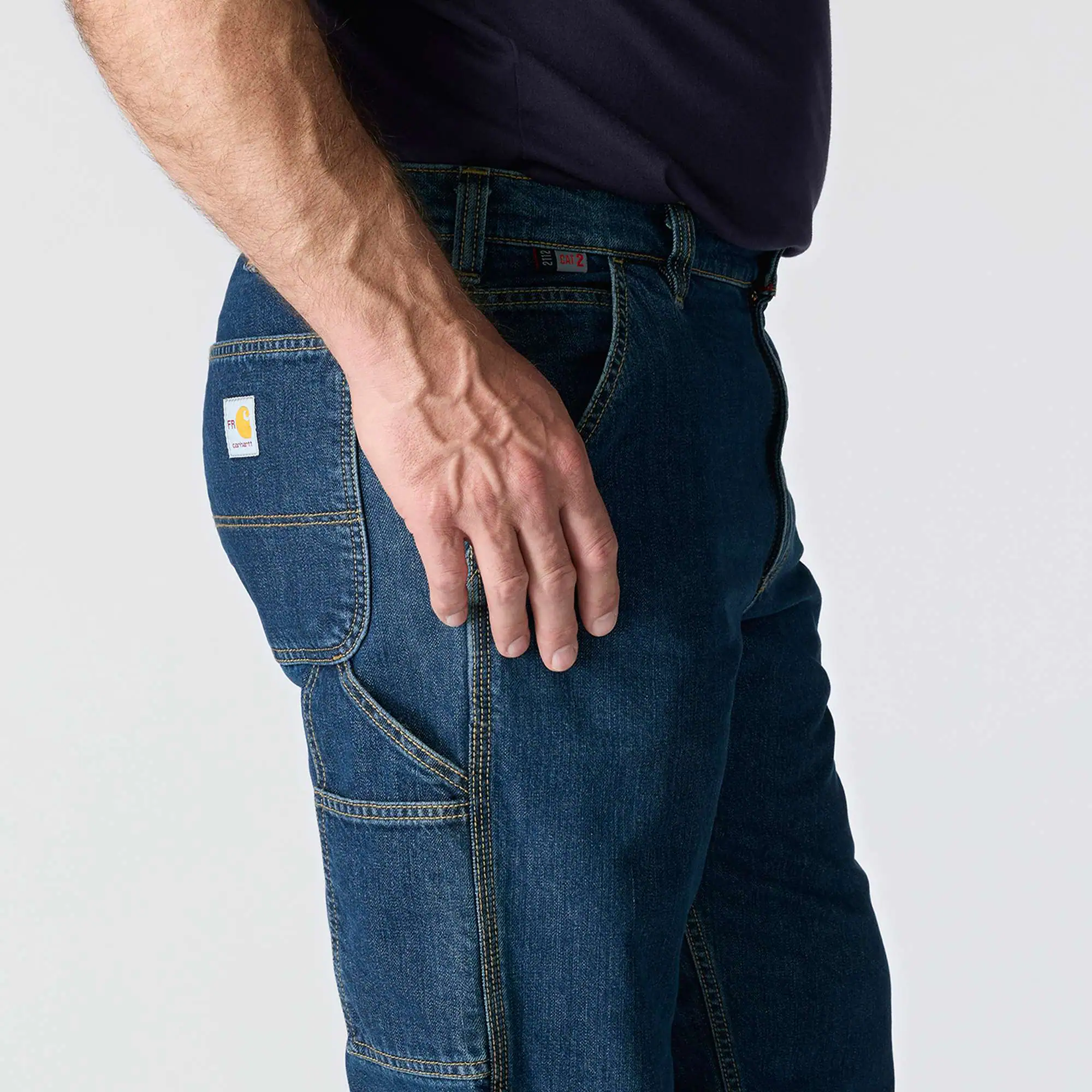 FR Loose Straight Denim Dungaree