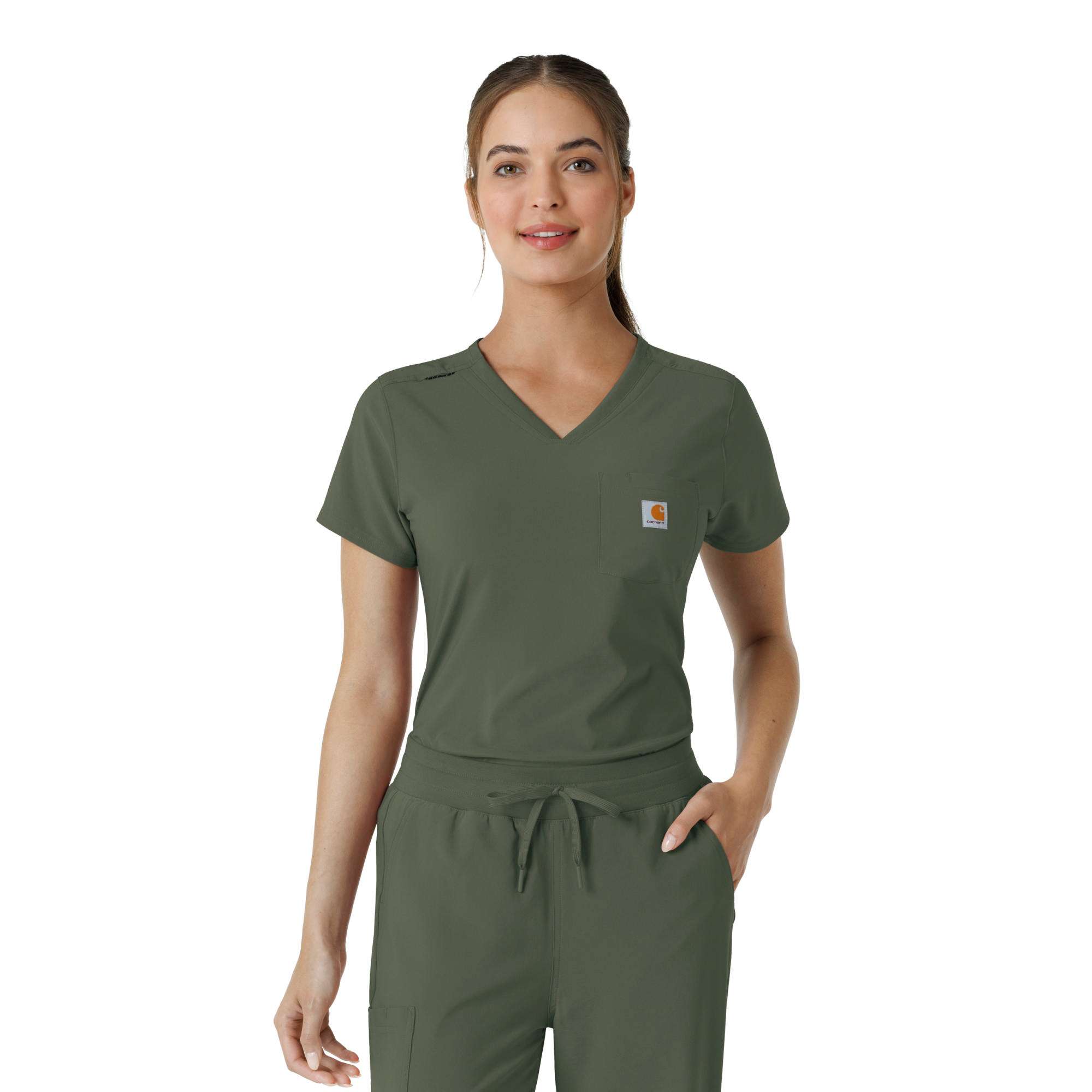 Women's Force Cross-Flex  Tuck-In Scrub Top