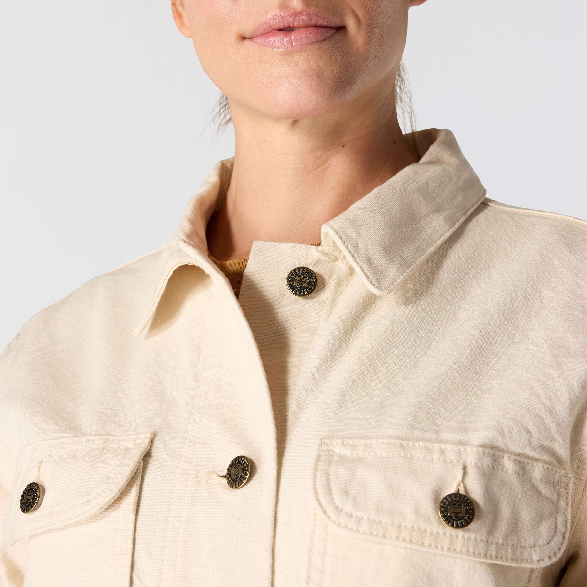 Women's Rugged Flex® Loose Fit Canvas Chore Coat - 1 Warm Rating