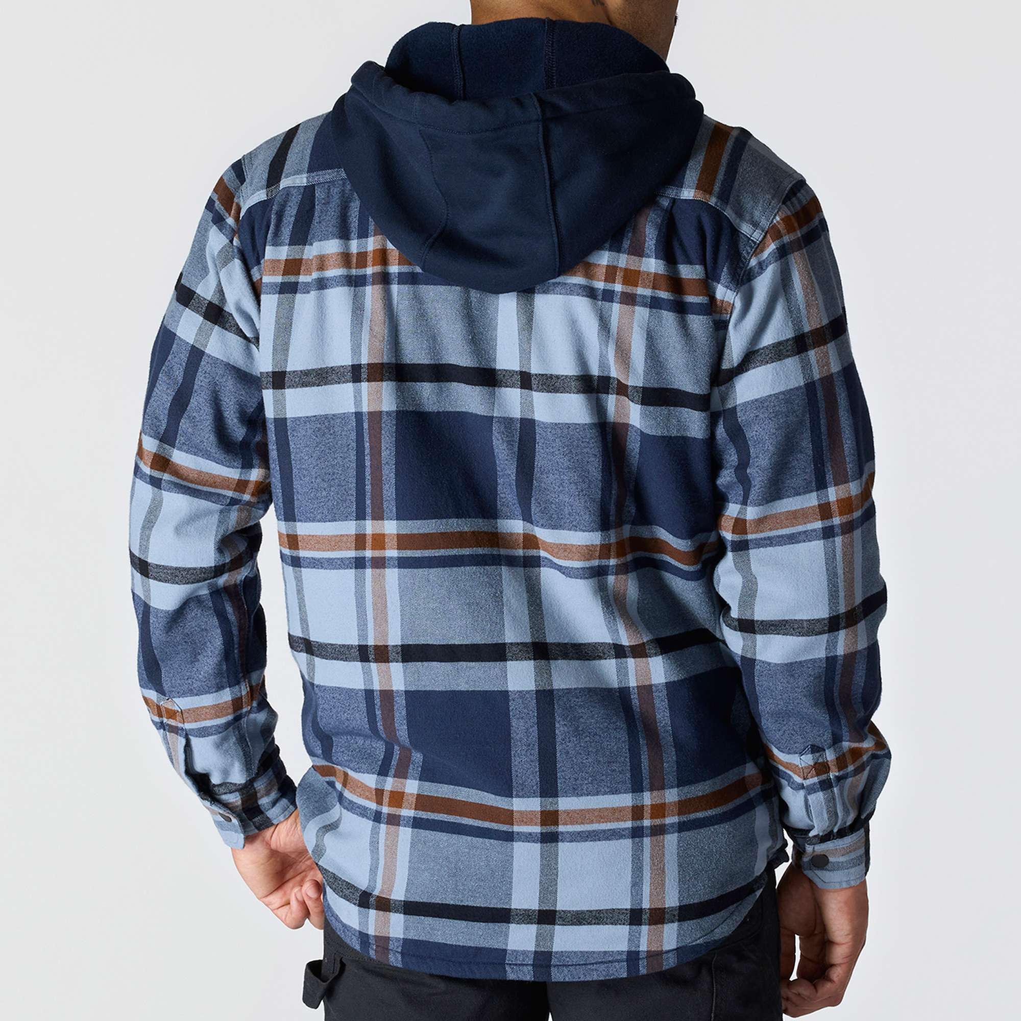 Rugged Flex® Relaxed Fit Flannel Fleece Lined Hooded Shirt Jac