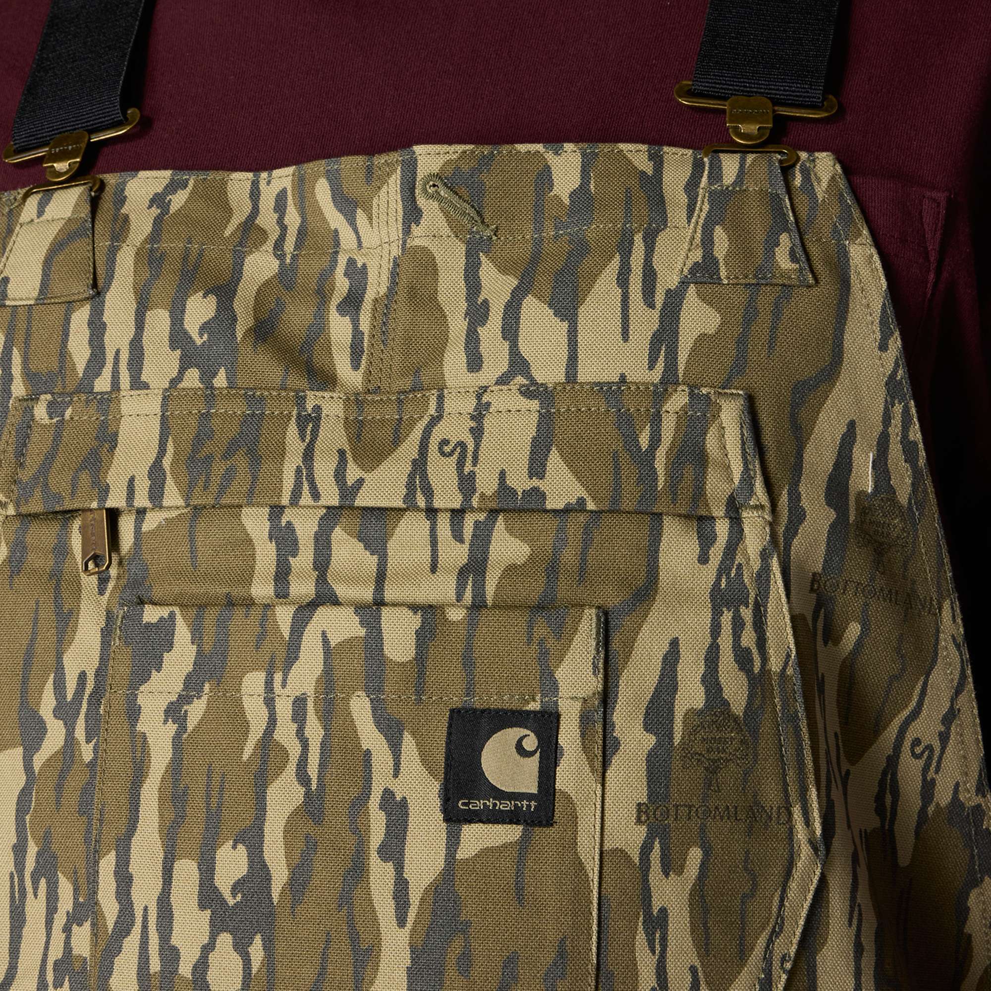 Rugged Flex® Duck Insulated Camo Bib Overall - 3 Warmest Rating