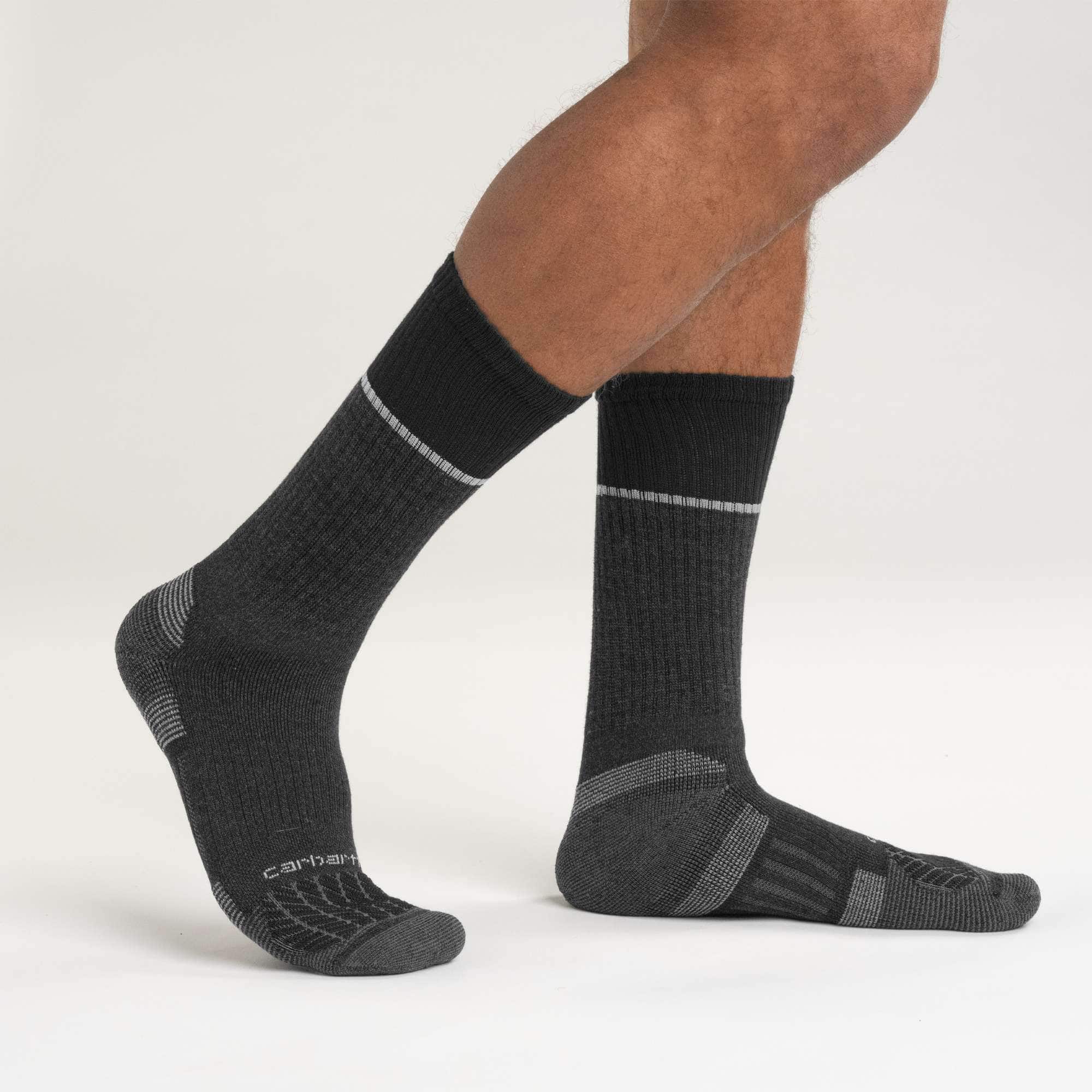 Carhartt Force® Midweight Steel Toe Crew Sock 2-Pack