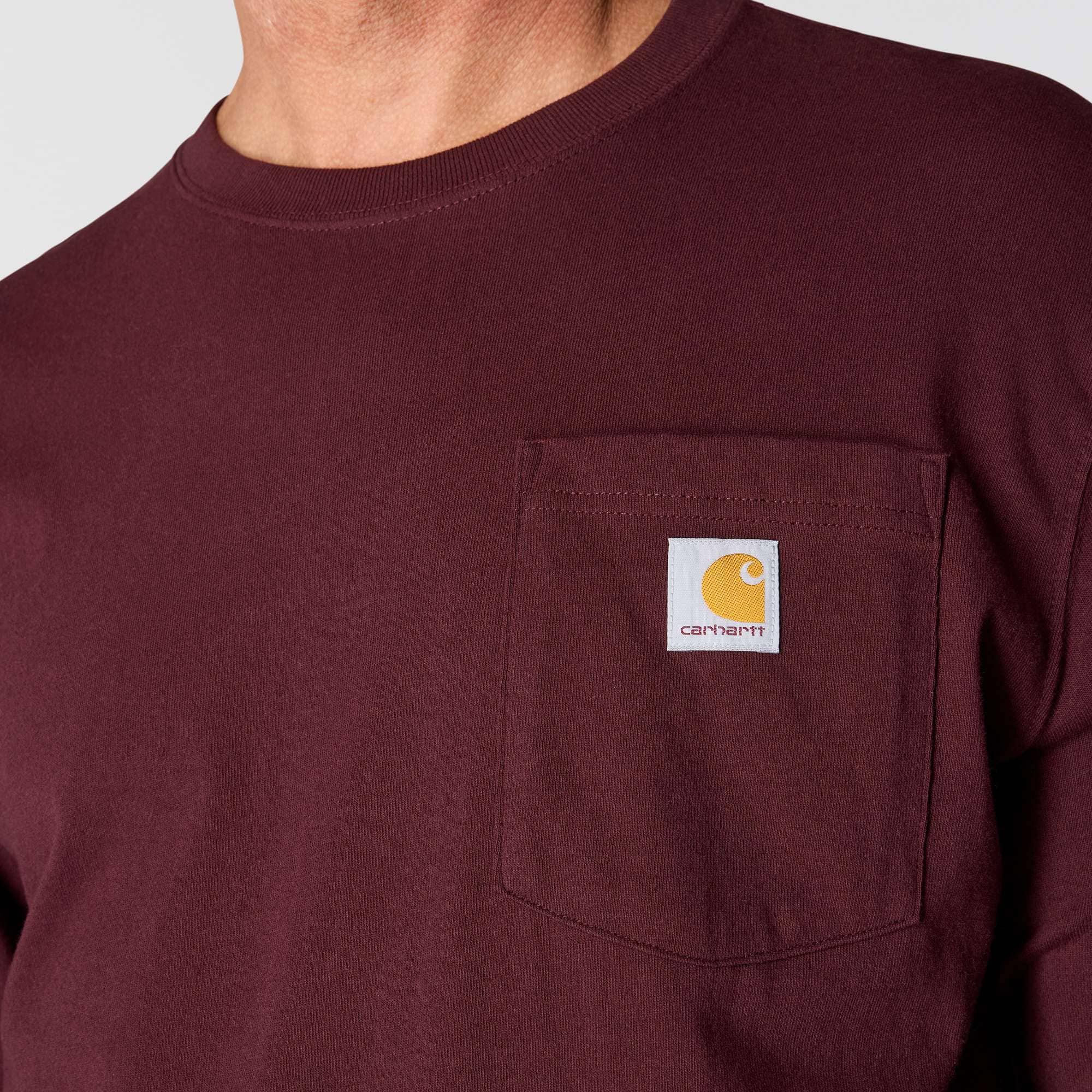 Loose Fit Heavyweight Long-Sleeve Pocket T-Shirt
