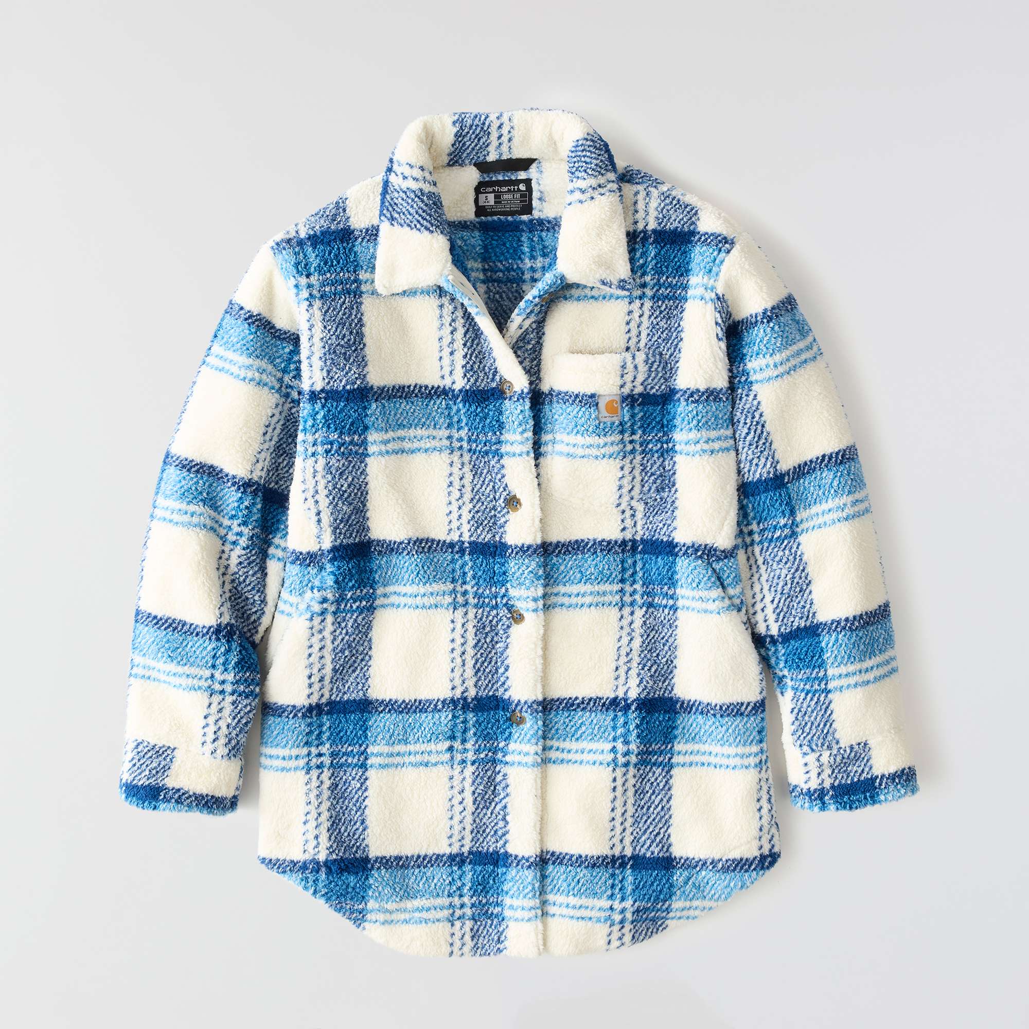 Women's Loose Fit Fleece Coat