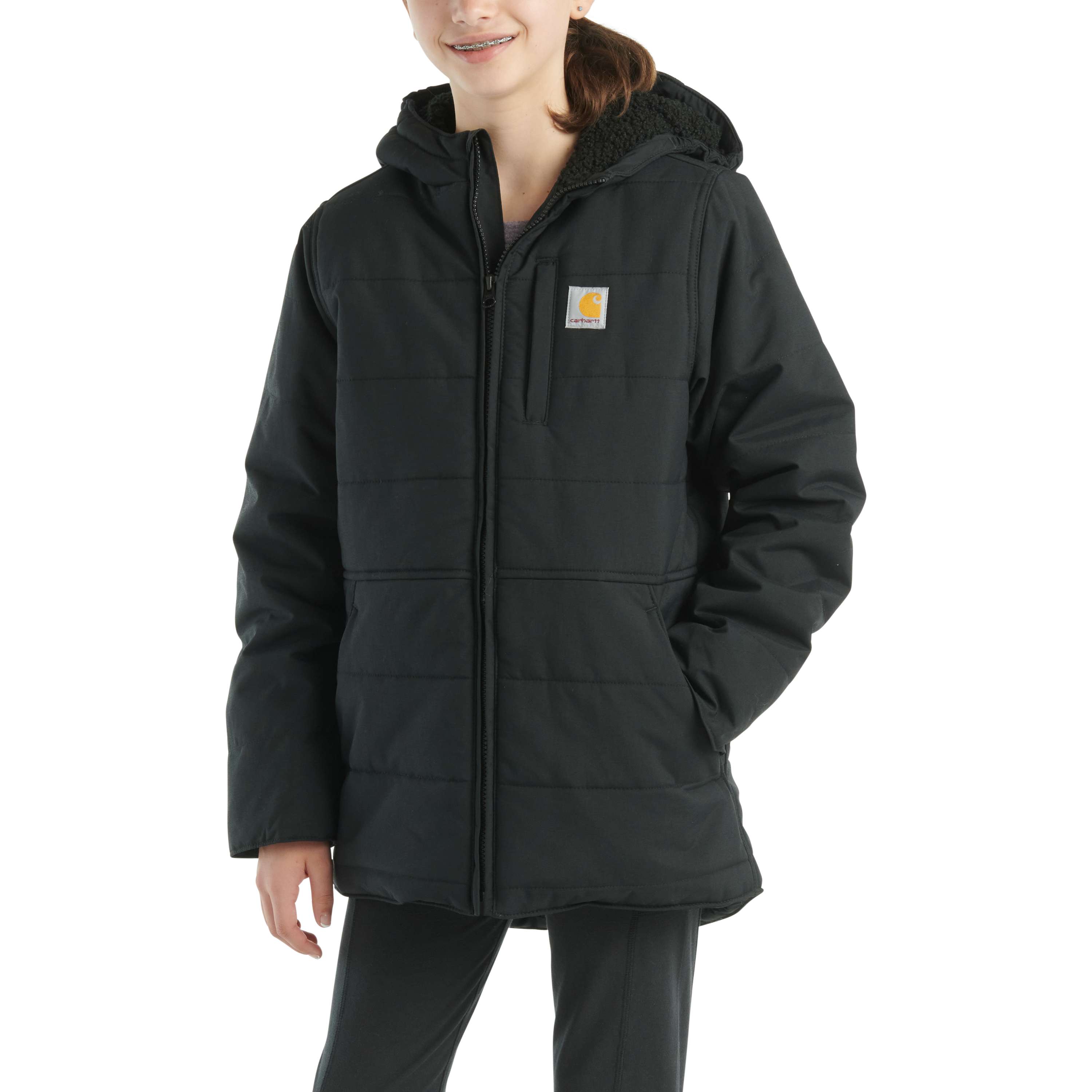 Girls' Long-Sleeve Montana Insulated Hooded Jac (Child/Youth)