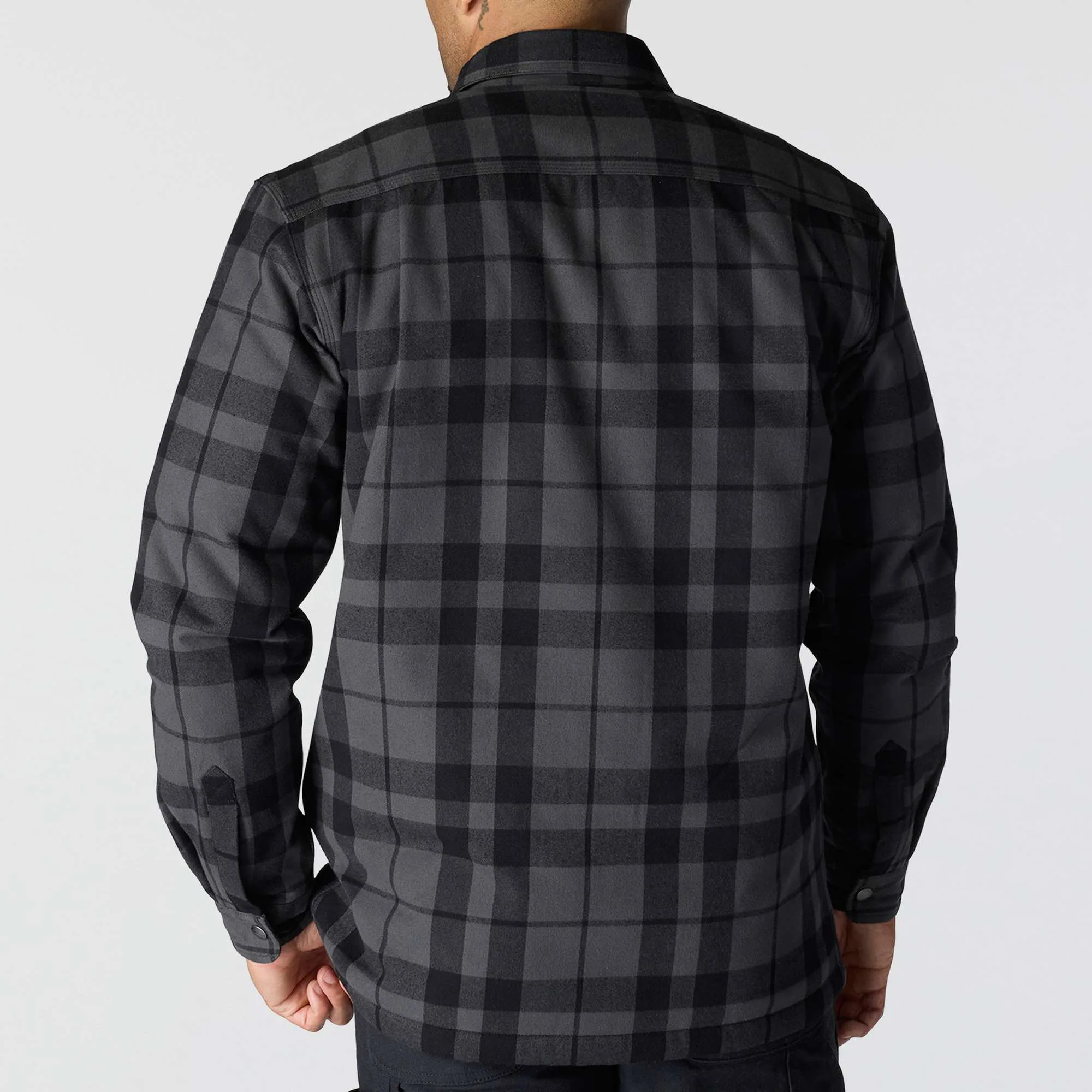 Relaxed Fit Flannel Sherpa-Lined Shirt Jac