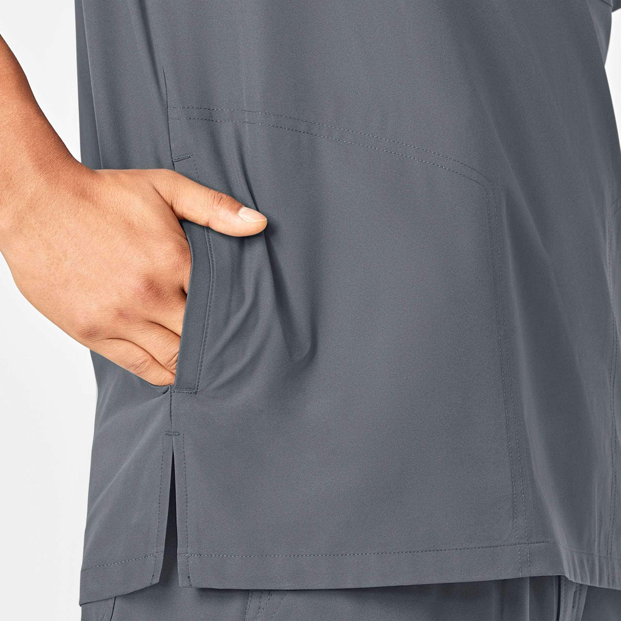 Force Essentials V-Neck Shirttail Scrub Top