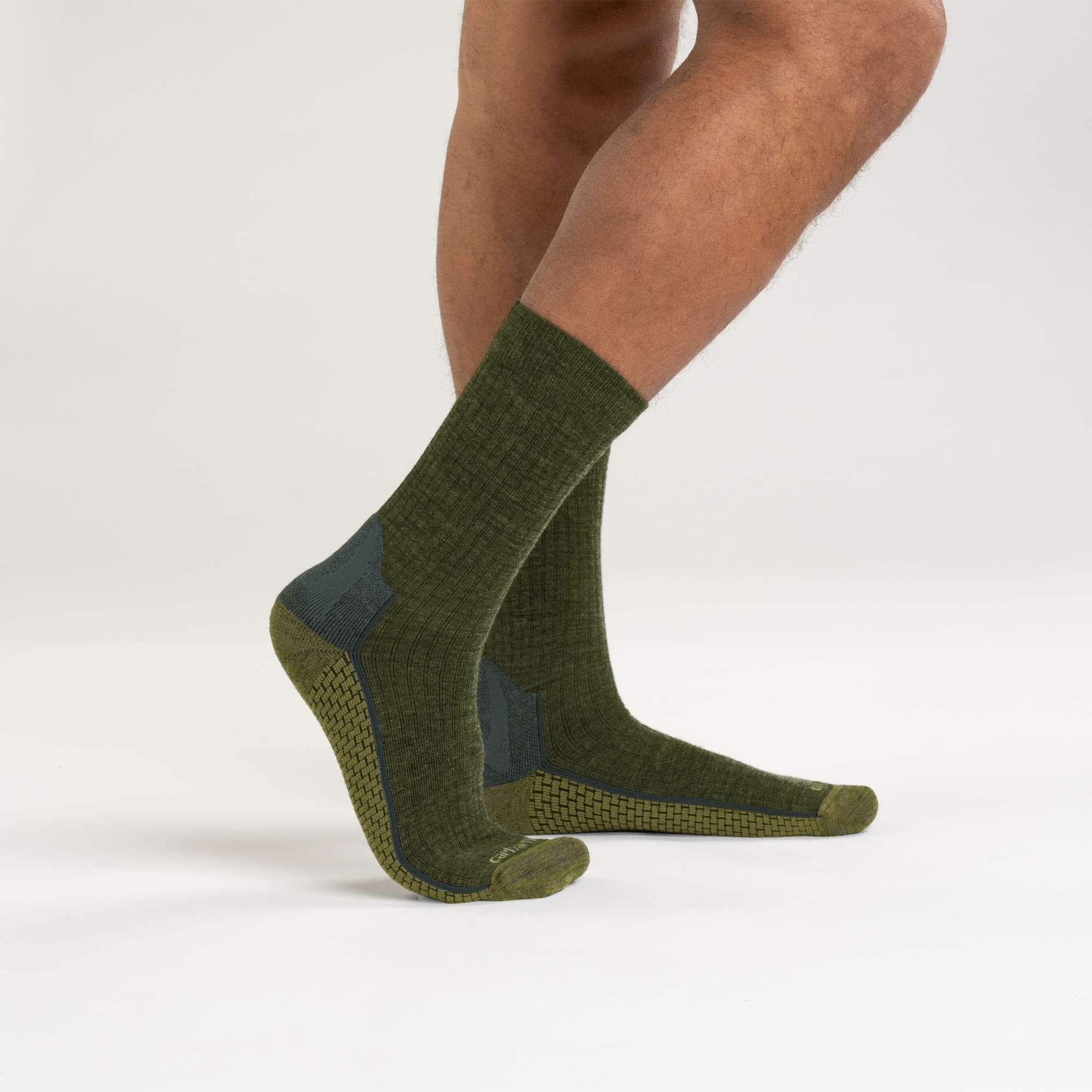Carhartt Force® Grid Midweight Merino Wool Blend Crew Sock