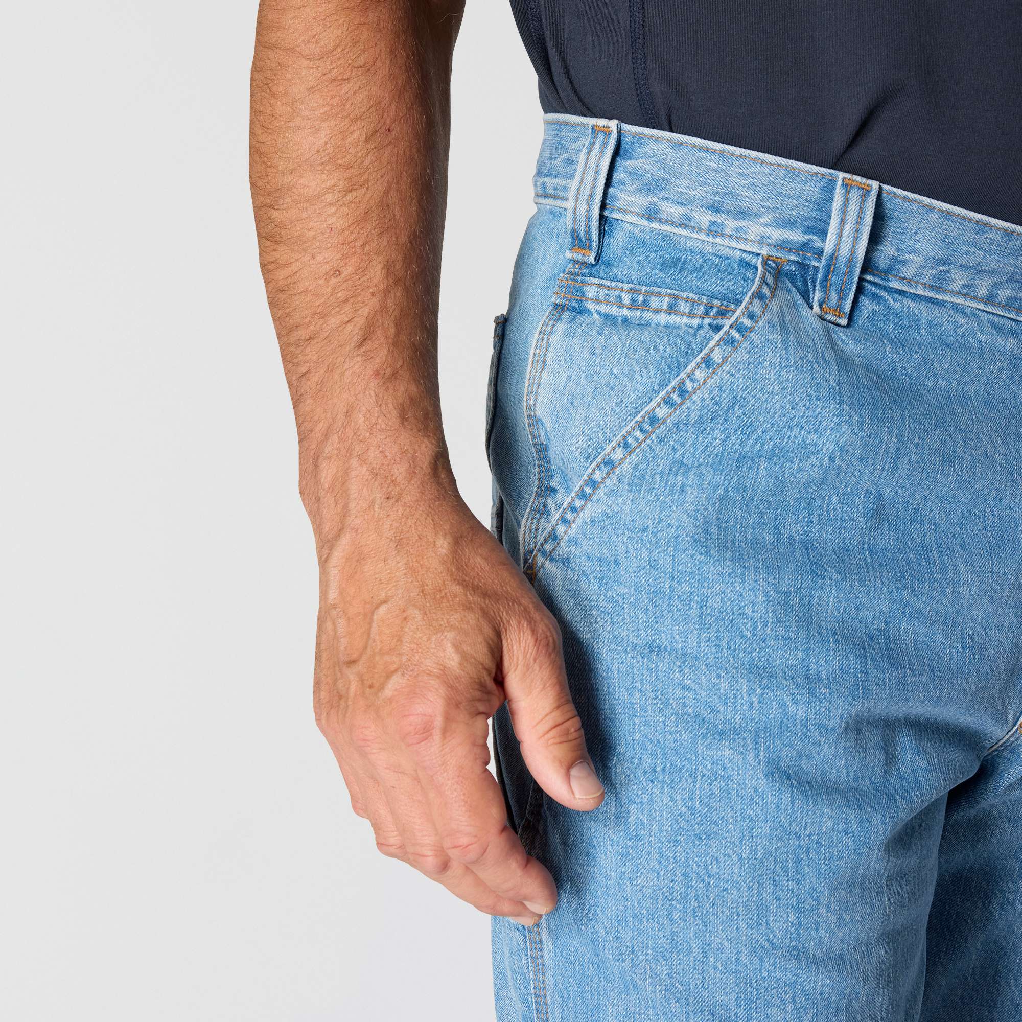 Loose Straight Denim Dungaree