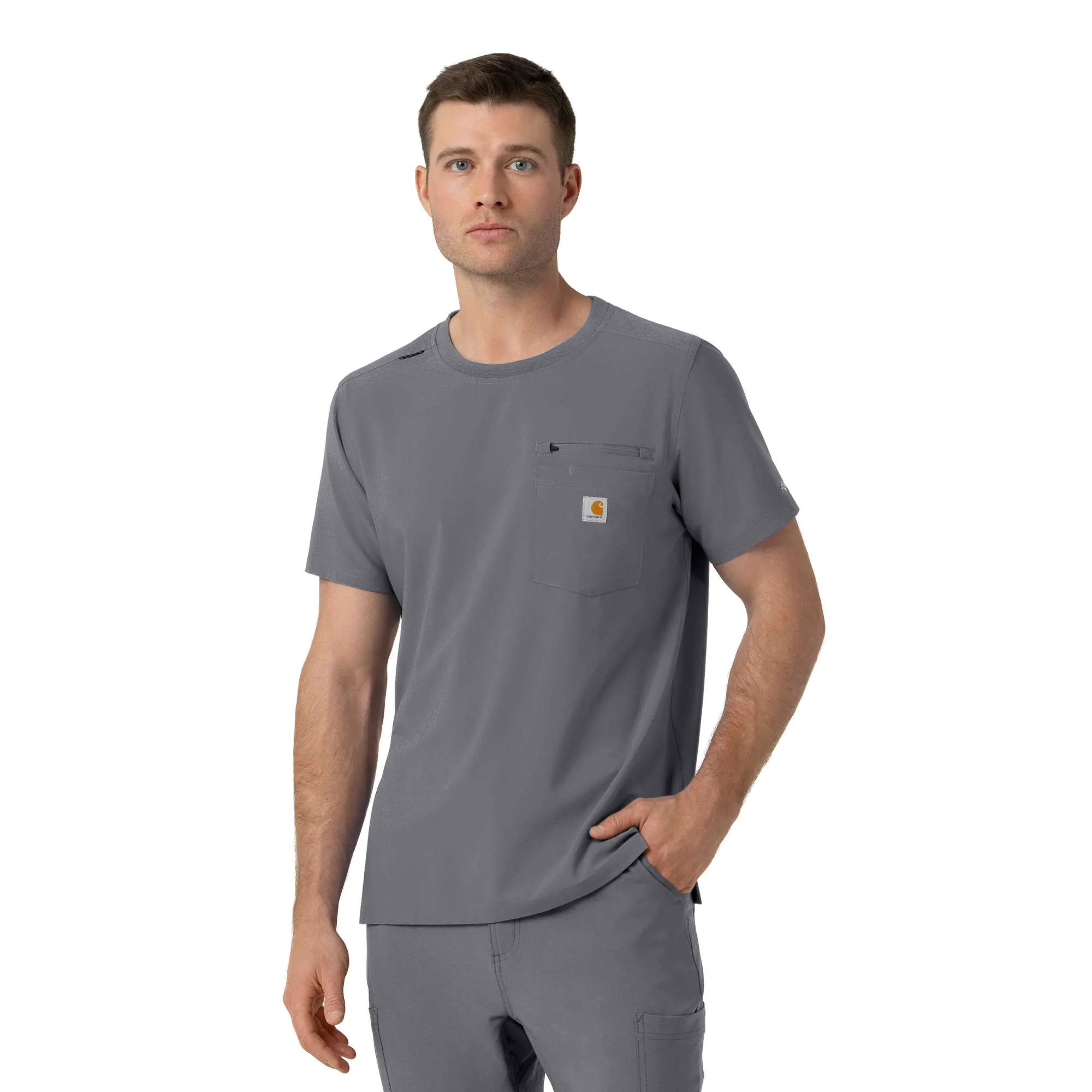 Force Cross-Flex Crew Neck Scrub Top